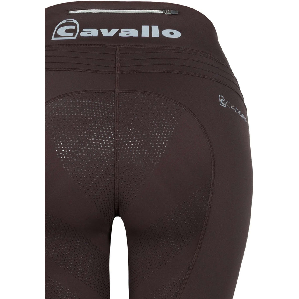 Cavallo Legginsy jeździeckie CavalLin Grip Rl Full Grip café noir
