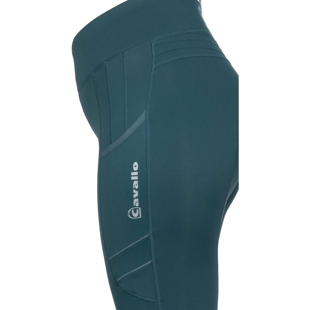 Leginsy jeździeckie Cavallo CavalLin Grip RL Full Grip Dark Peacock