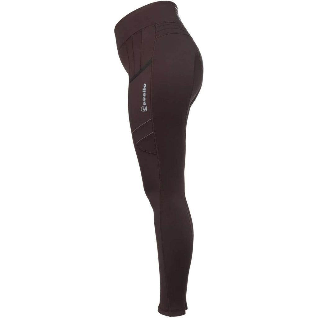 Cavallo Legginsy jeździeckie CavalLin Grip Rl Full Grip café noir