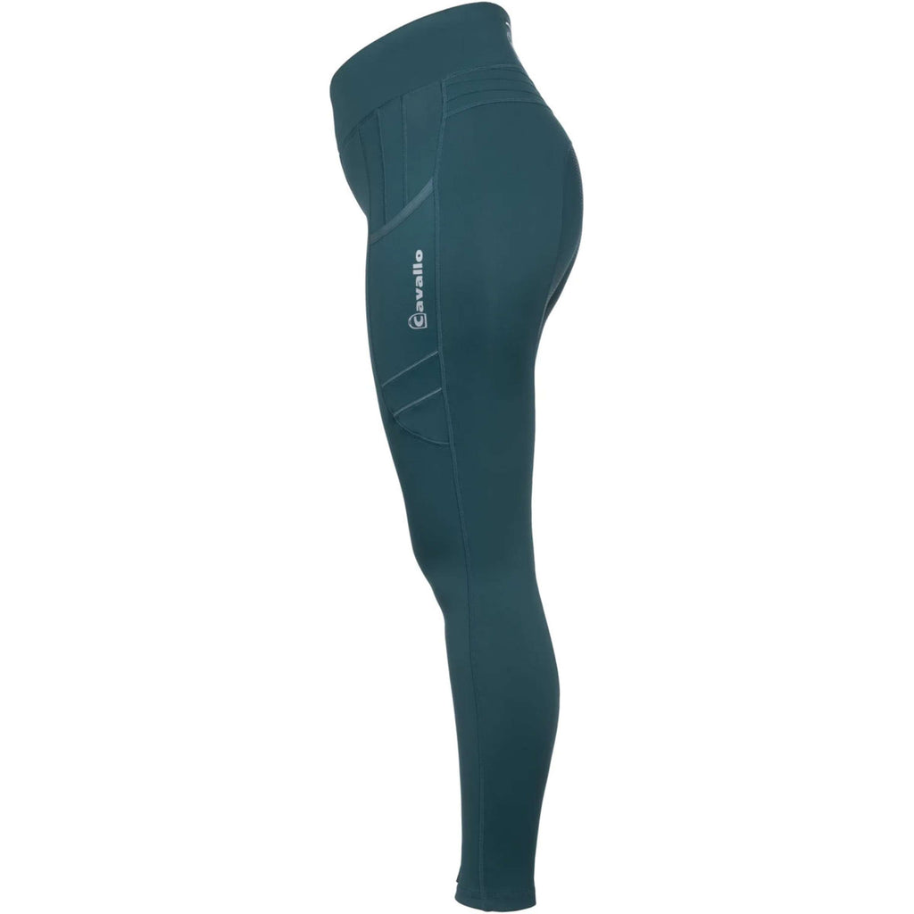 Leginsy jeździeckie Cavallo CavalLin Grip RL Full Grip Dark Peacock