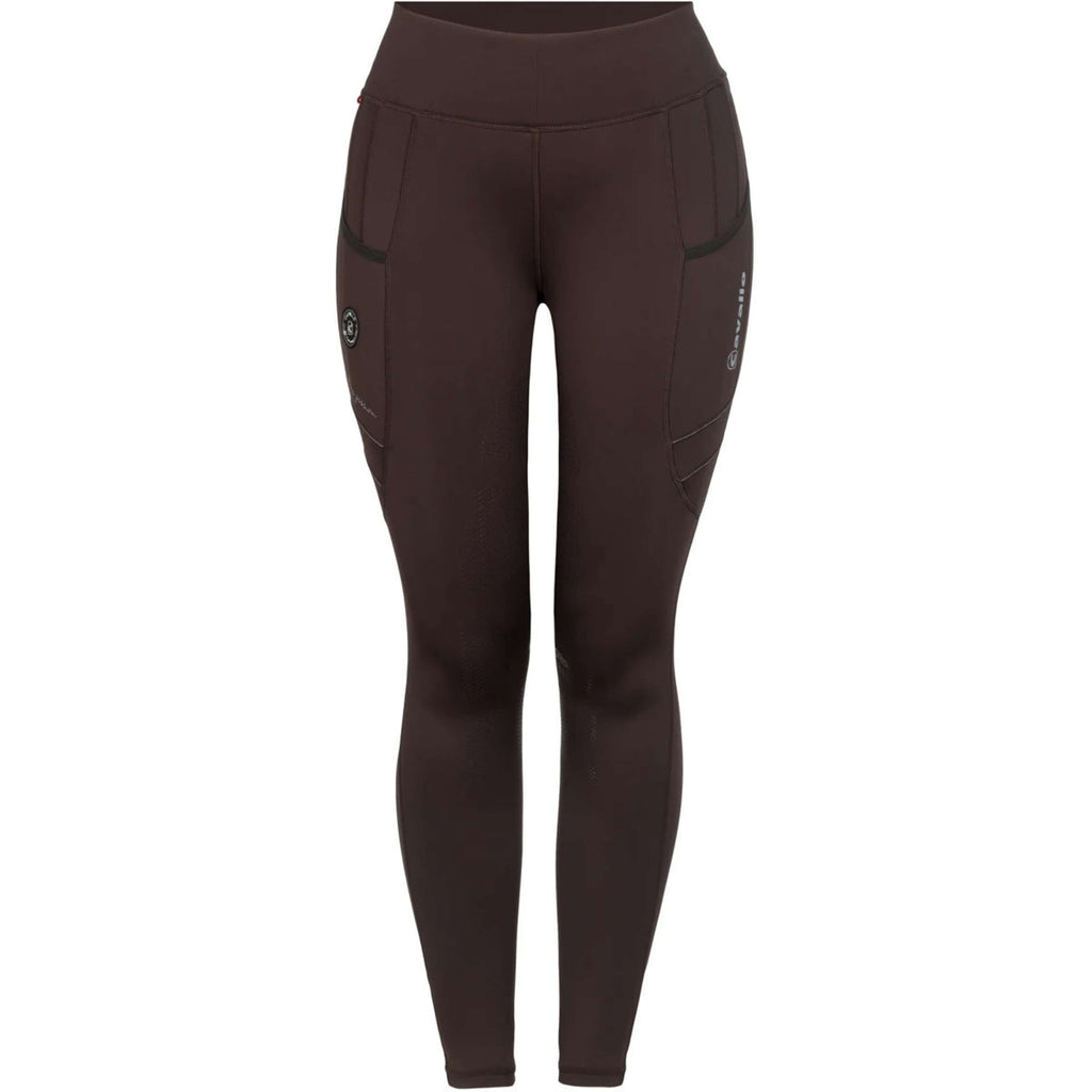 Cavallo Legginsy jeździeckie CavalLin Grip Rl Full Grip café noir