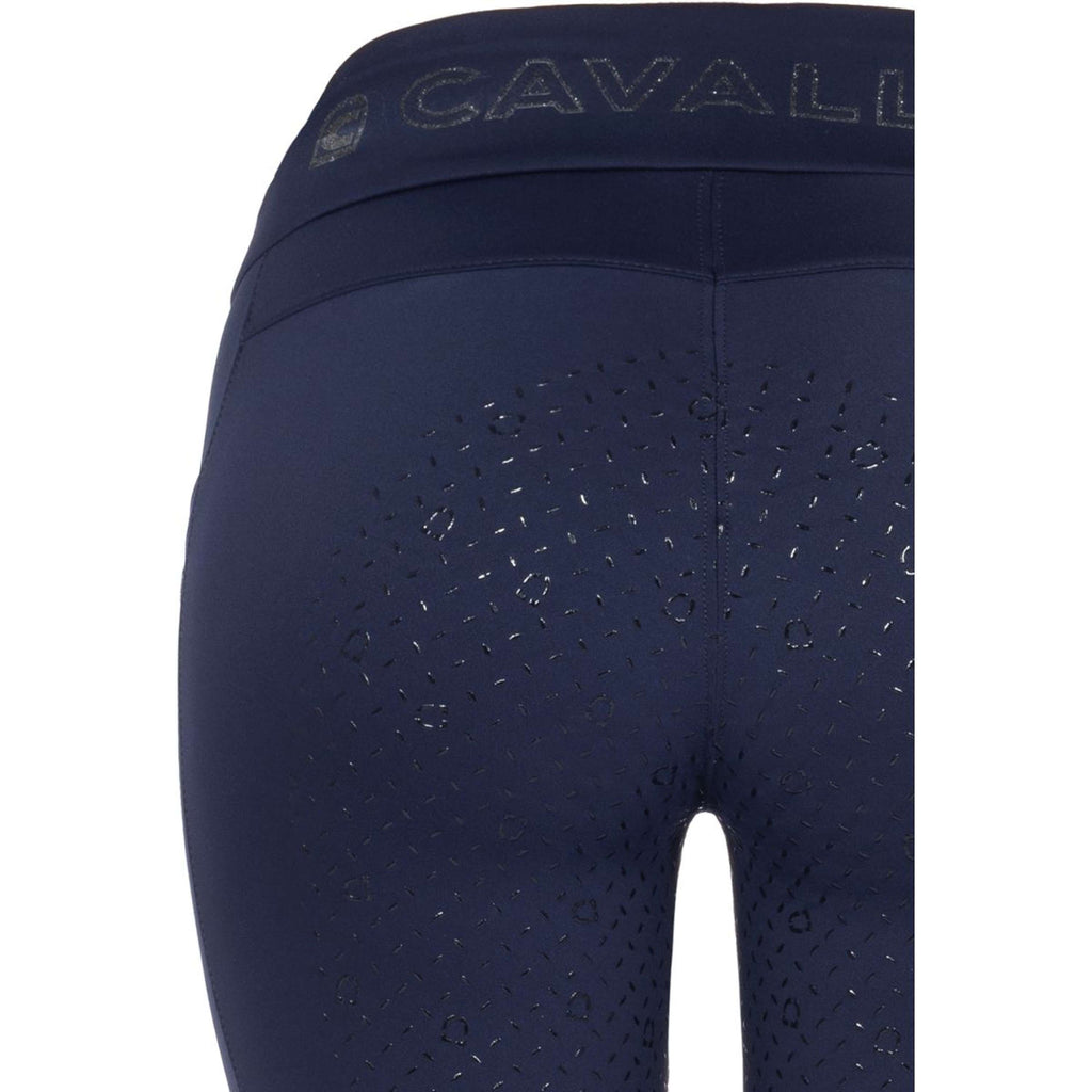 Cavallo Legginsy Jeździeckie CavalLenka Grip RL Full Grip Ciemno-niebieski