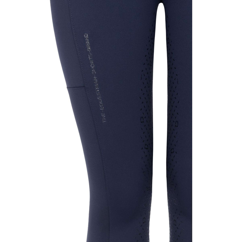 Cavallo Legginsy Jeździeckie CavalLenka Grip RL Full Grip Ciemno-niebieski