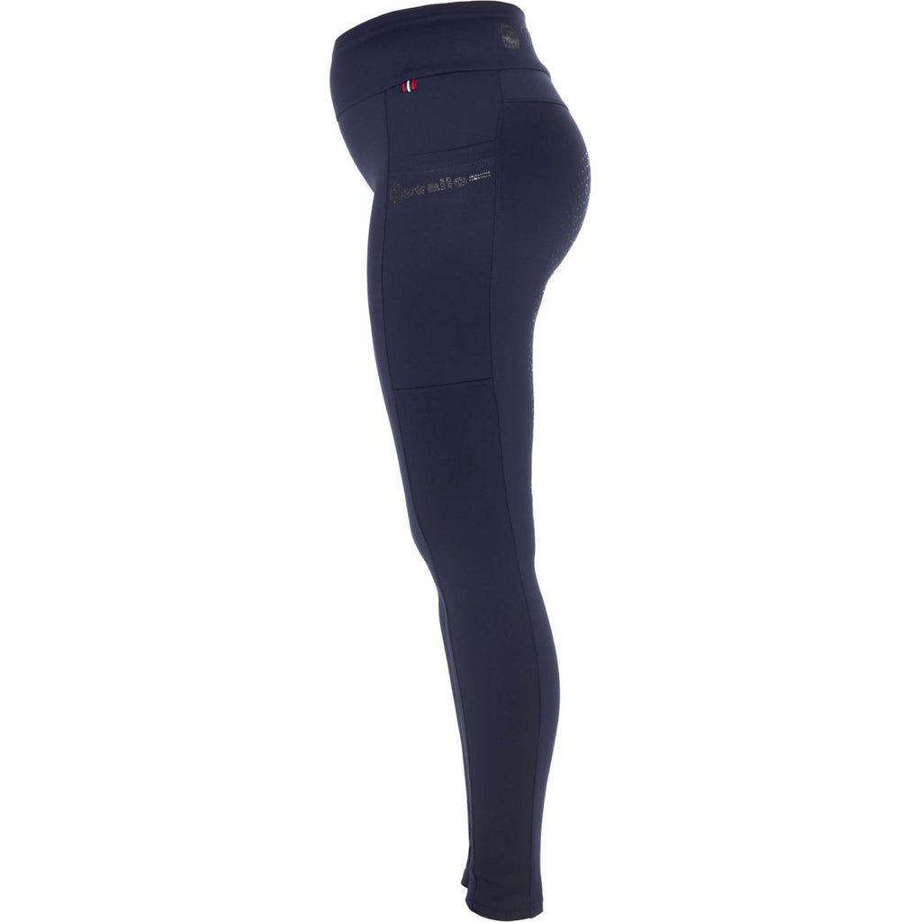 Cavallo Legginsy Jeździeckie CavalLenka Grip RL Full Grip Ciemno-niebieski