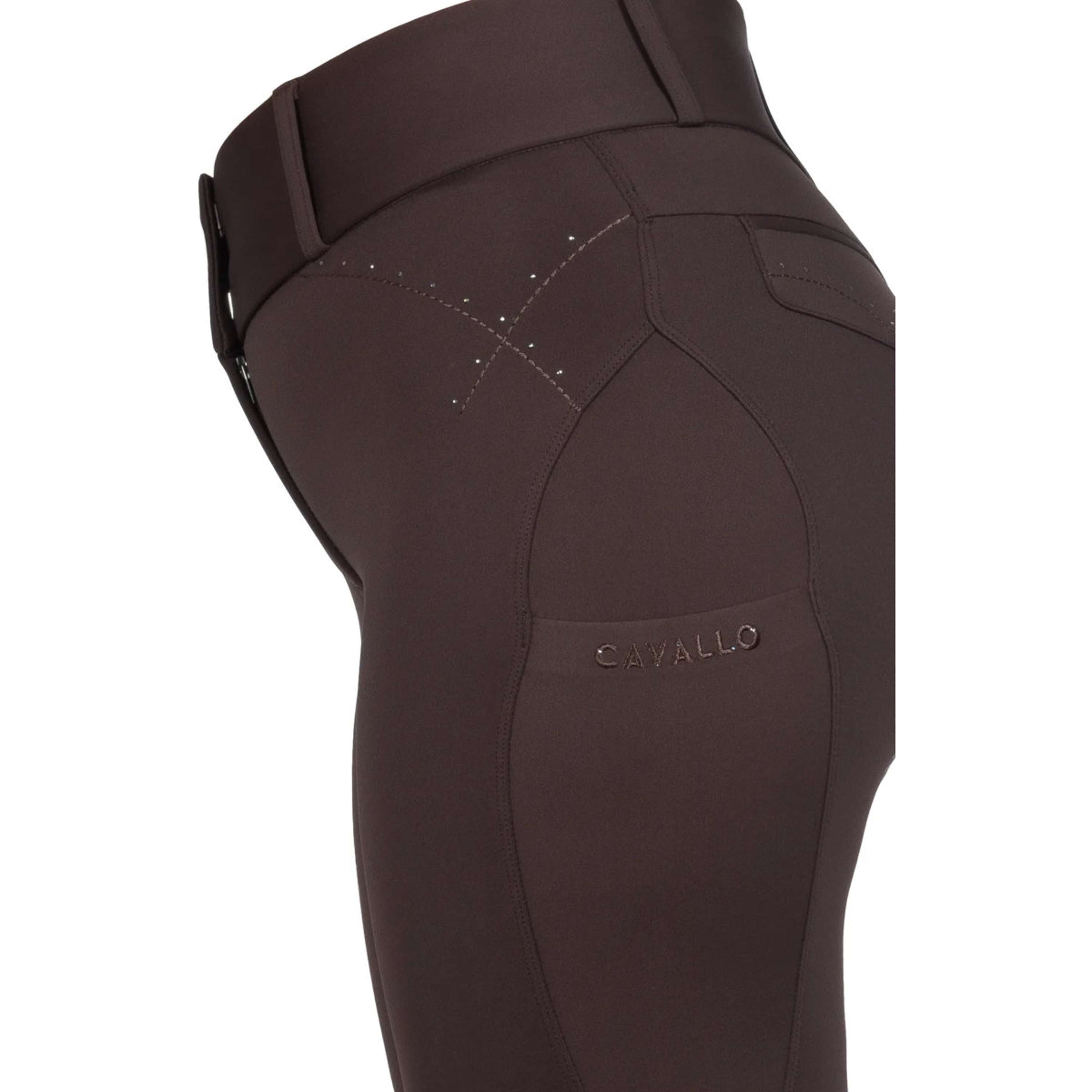 Cavallo Bryczesy CavalCandera Grip Mobile Full Grip café noir