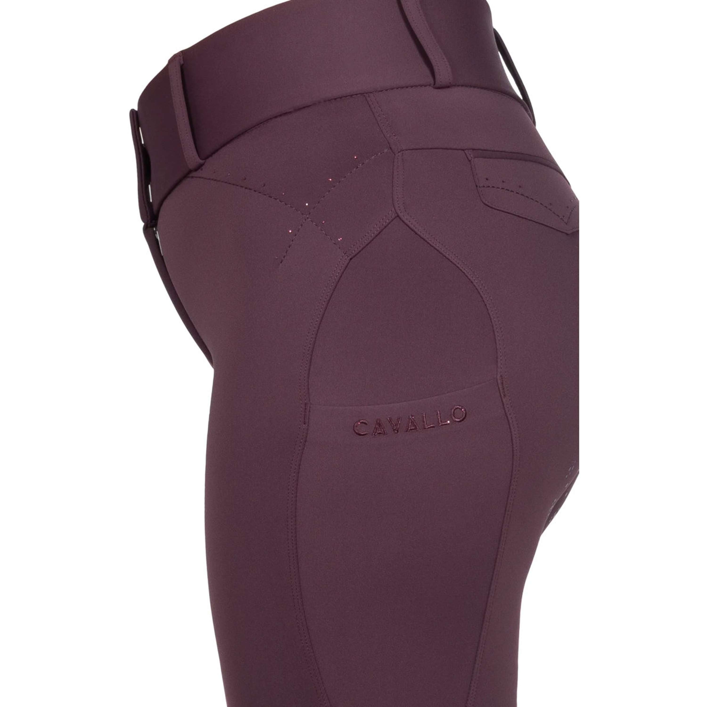 Cavallo Bryczesy CavalCandera Grip Mobile Full Grip Dusty Plum