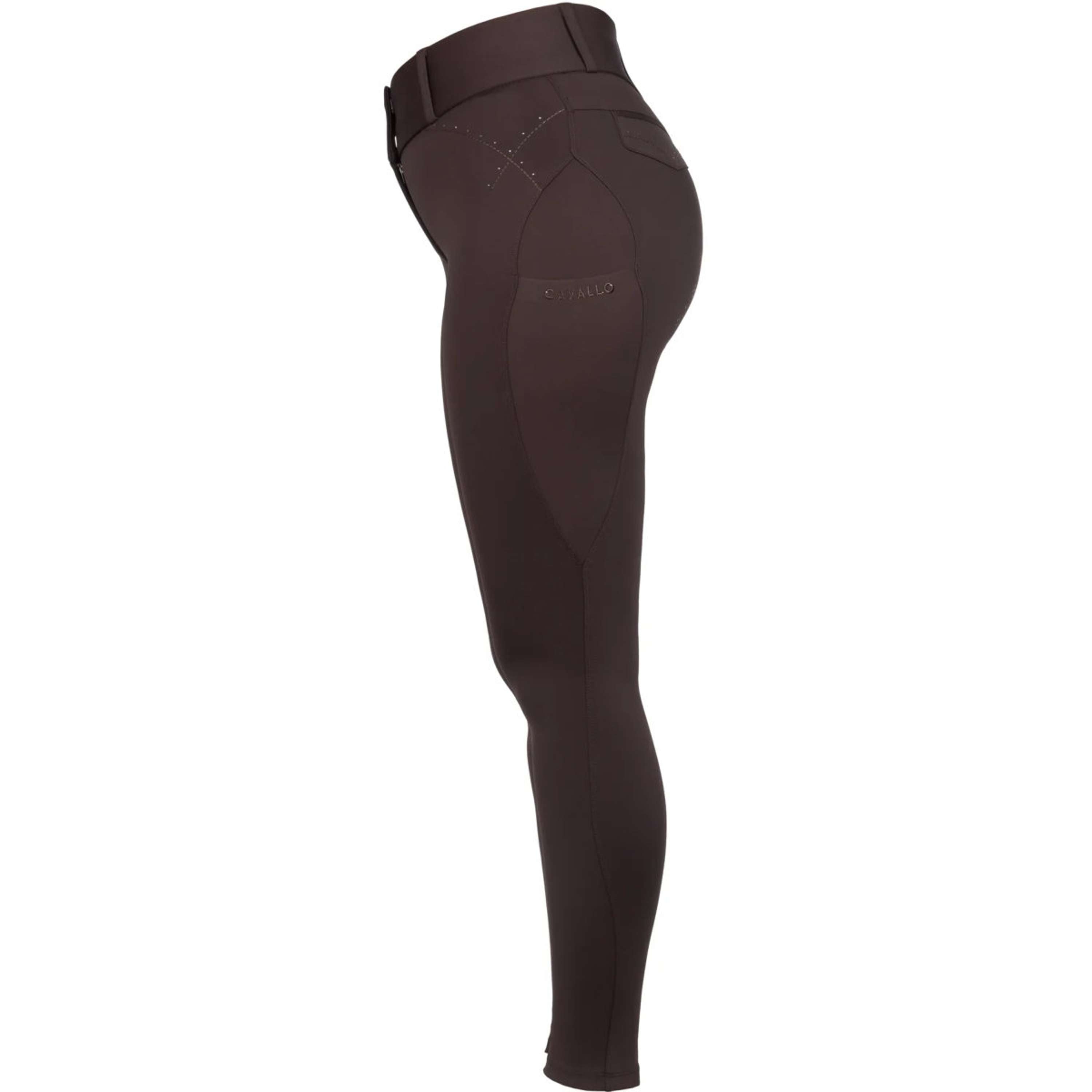Cavallo Bryczesy CavalCandera Grip Mobile Full Grip café noir