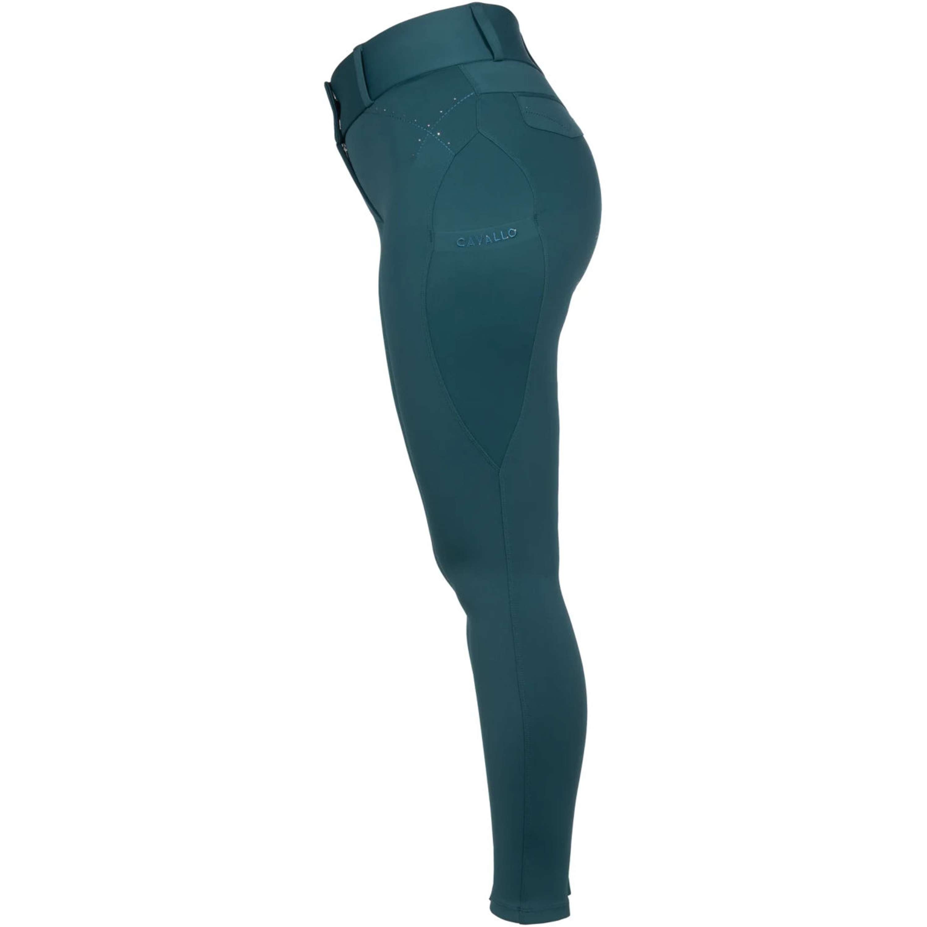 Bryczesy Cavallo CavalCandera Grip Mobile Full Grip Dark Peacock