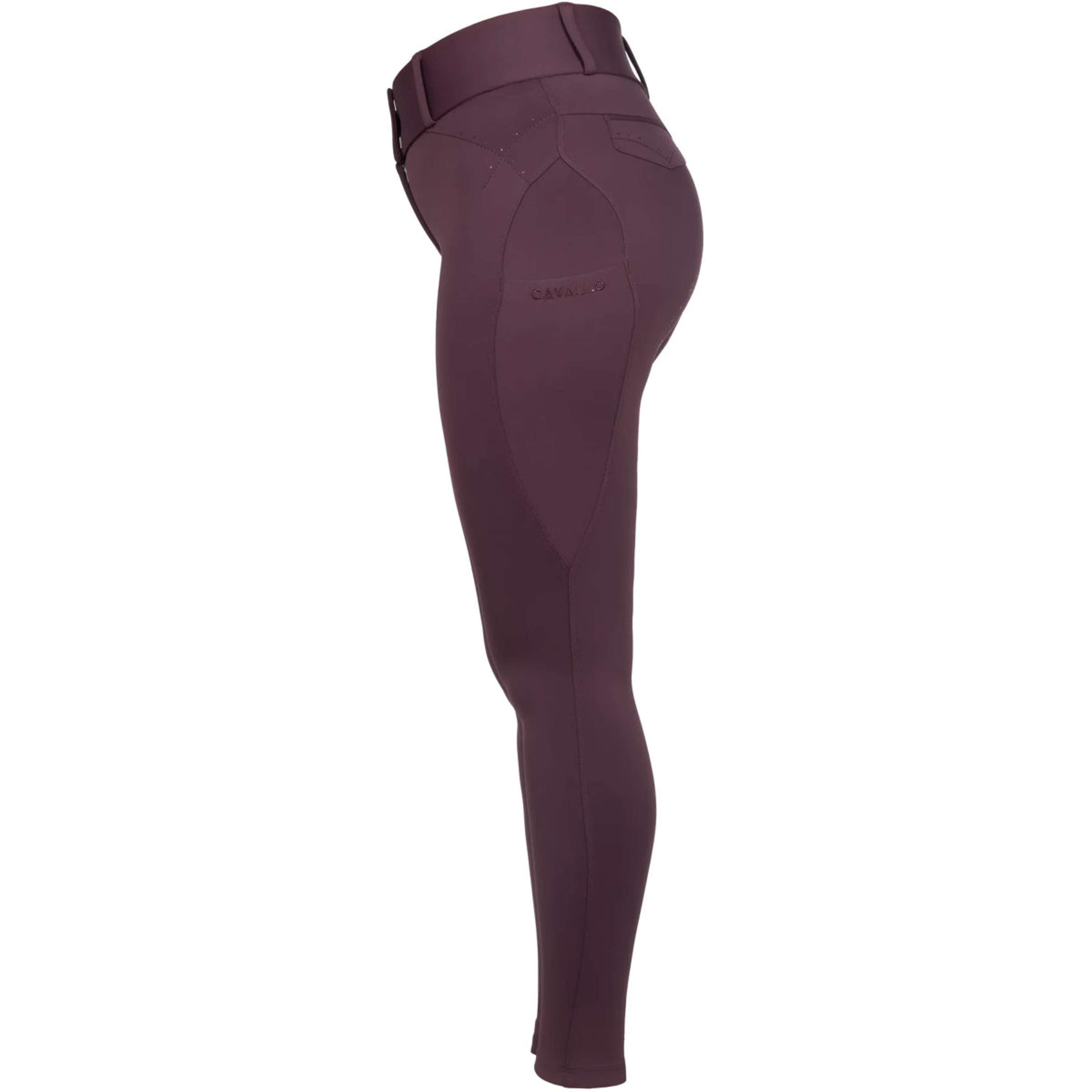 Cavallo Bryczesy CavalCandera Grip Mobile Full Grip Dusty Plum