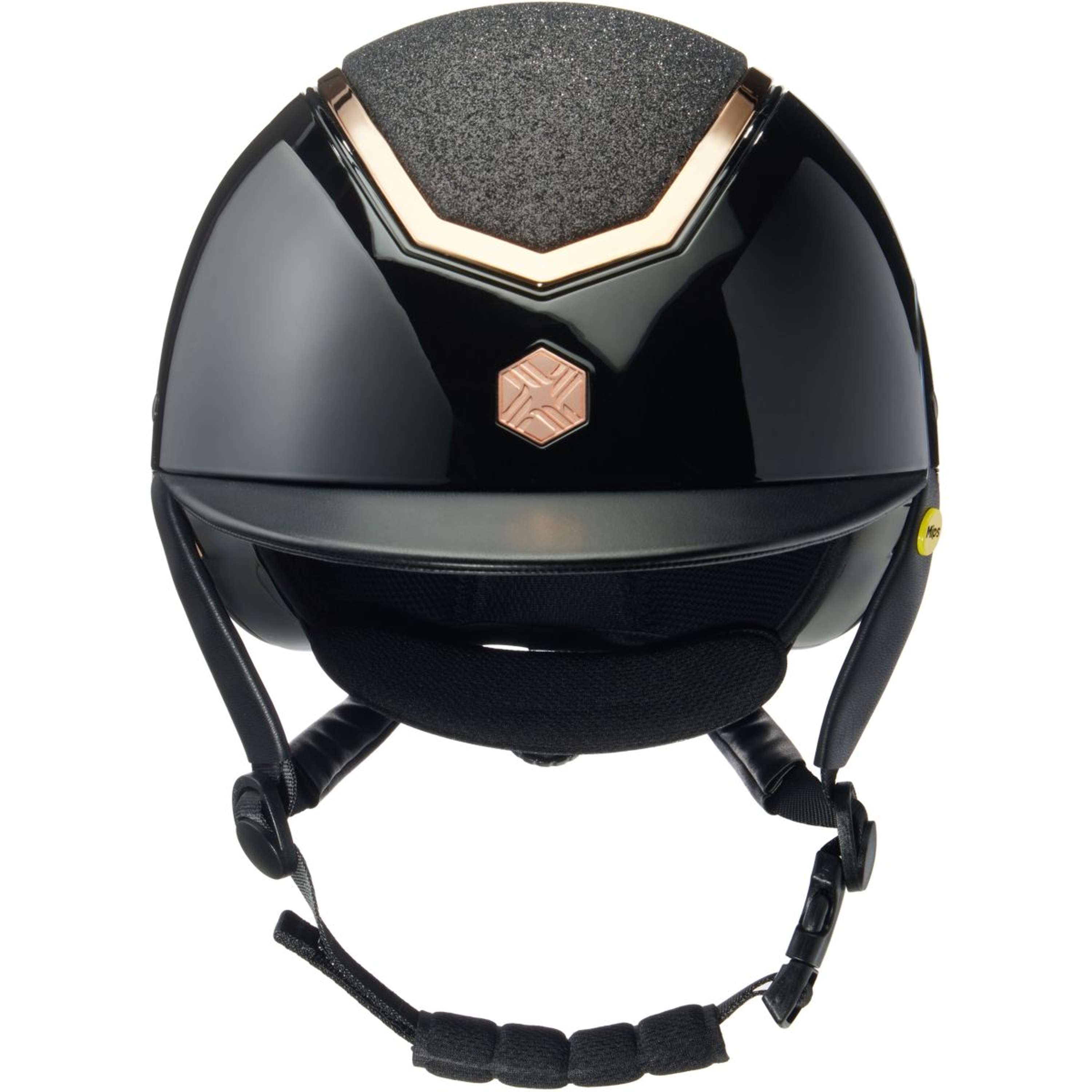Charles Owen Kask Jeździecki Kylo Sparkly MIPS Black Gloss/Rose Gold