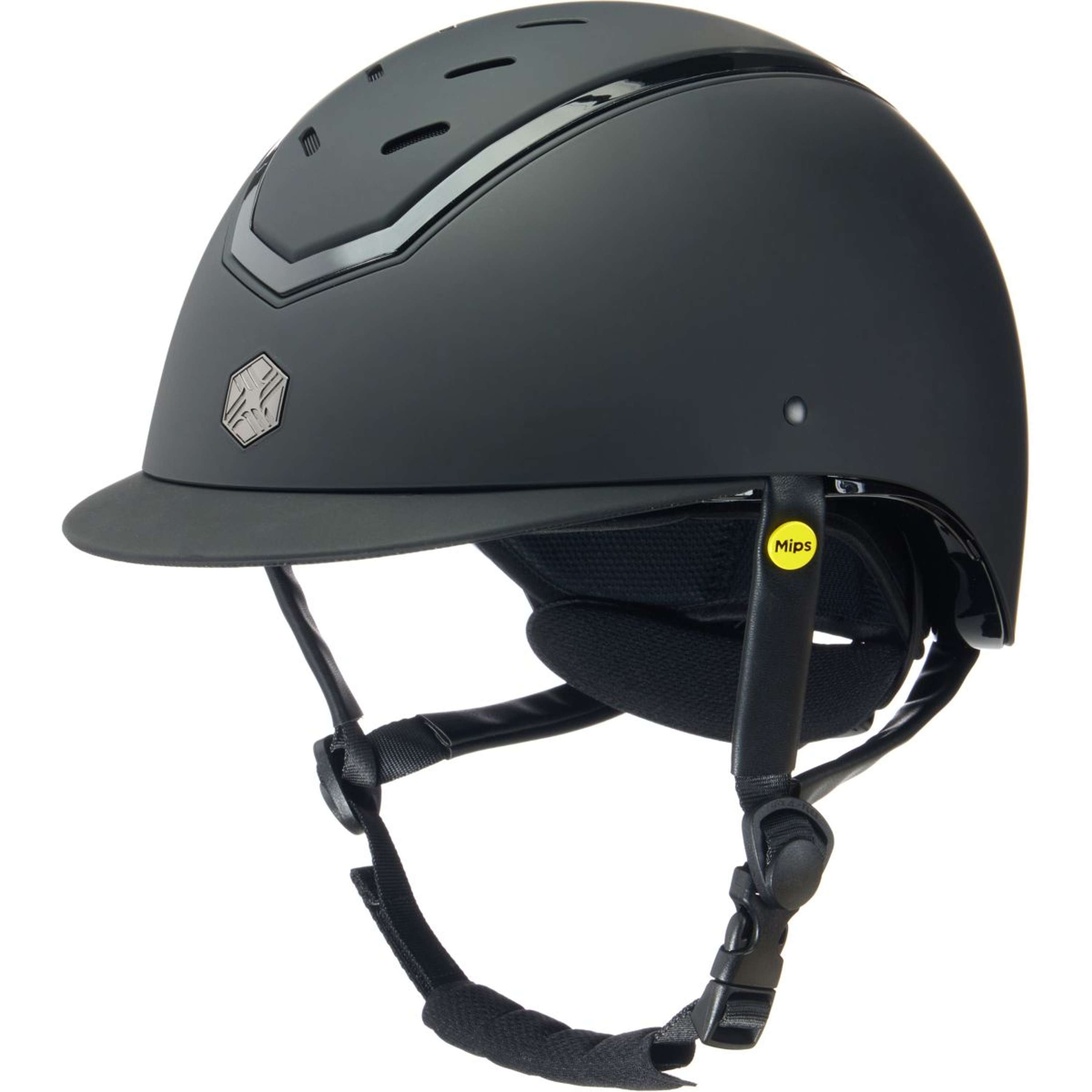 Charles Owen Kask Jeździecki Kylo MIPS Black Matte/Black Gloss