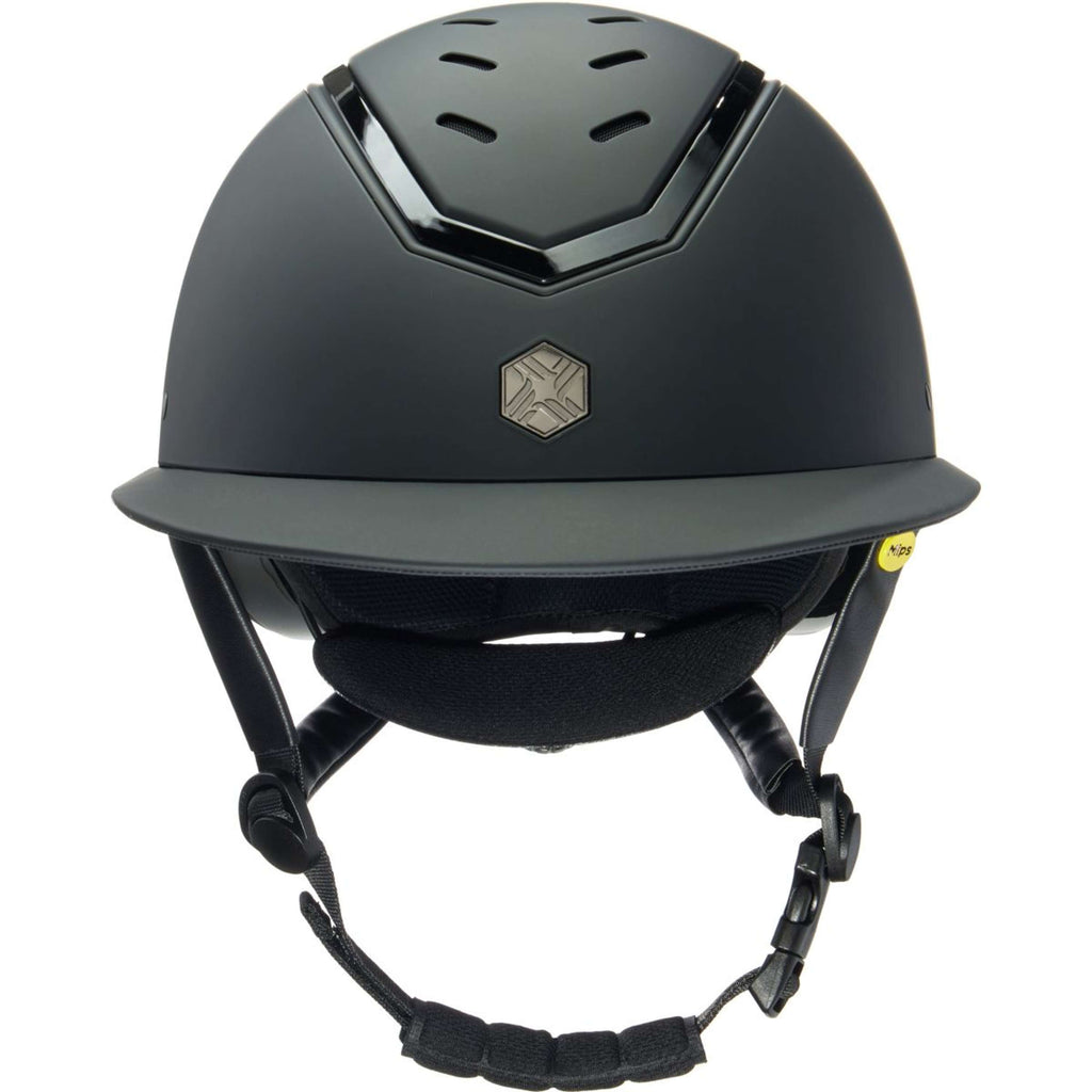 Kask jeździecki Charles Owen Kylo Wide Peak MIPS Black Matte/Black Gloss