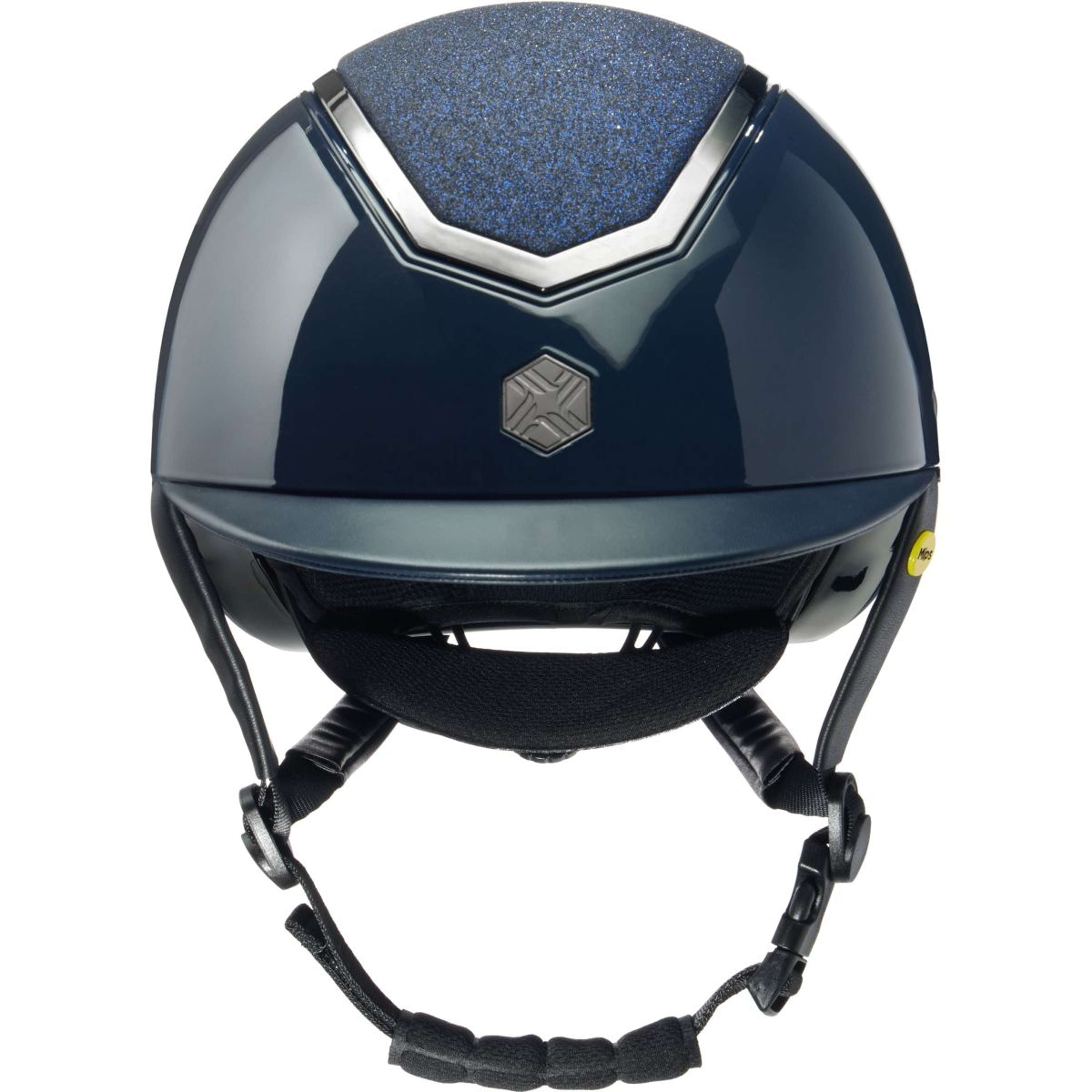 Charles Owen Kask Jeździecki Kylo Sparkly MIPS Navy Gloss/Pewter