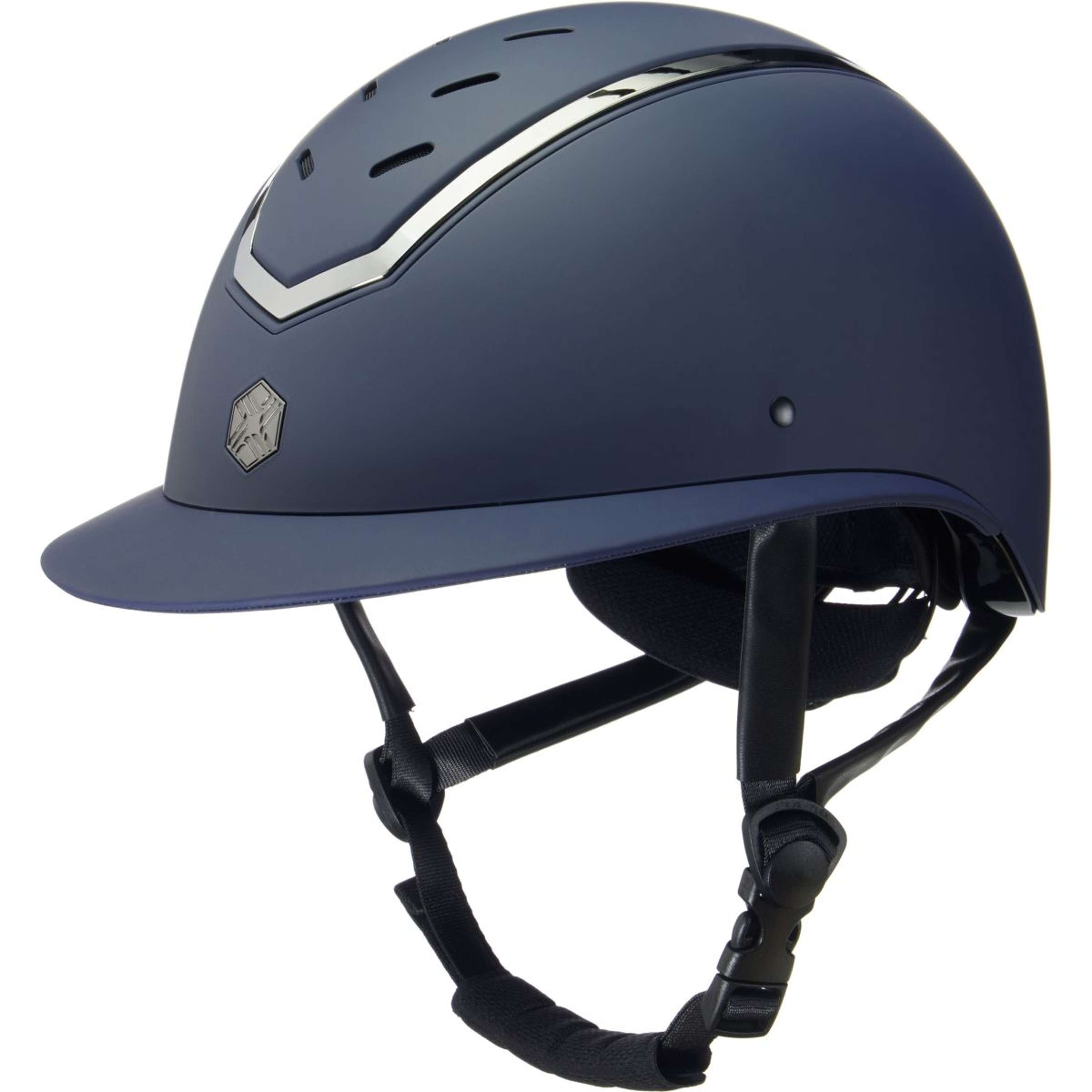 Charles Owen Kask Jeździecki Kylo Wide Peak Navy Matte/Pewter