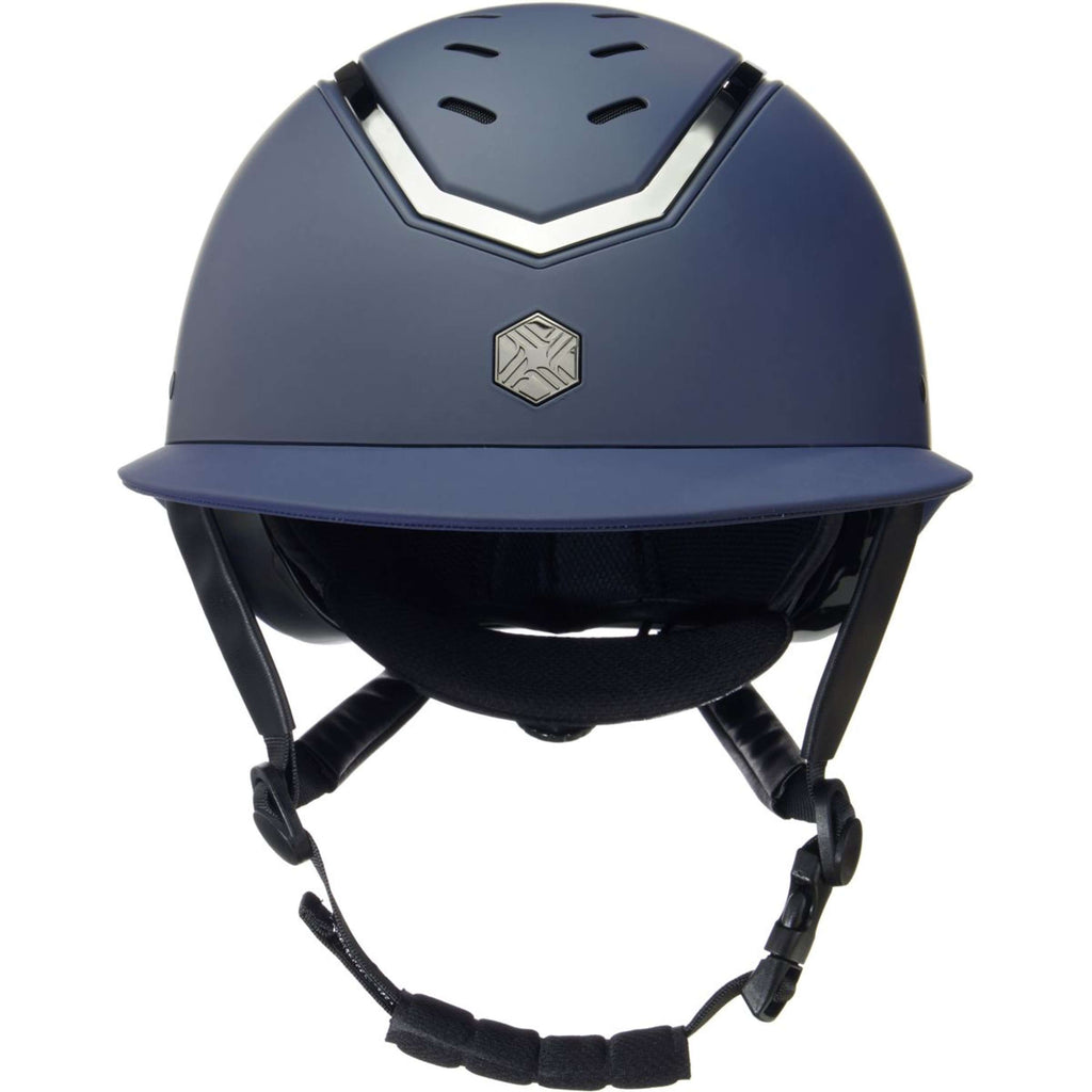 Kask jeździecki Charles Owen Kylo Wide Peak Navy Matte/Pewter