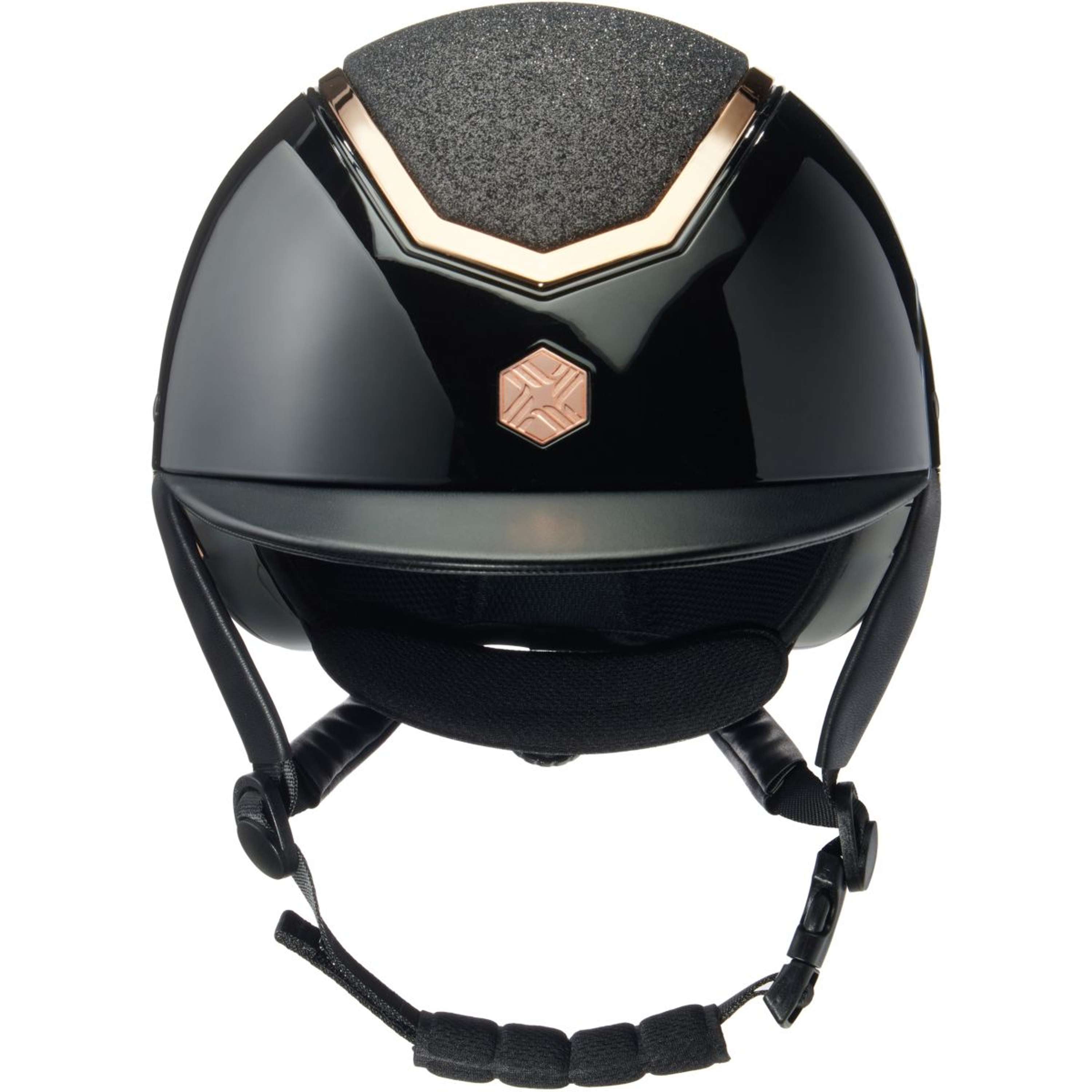 Kask jeździecki Charles Owen Kylo Sparkly Black Gloss/Rose Gold