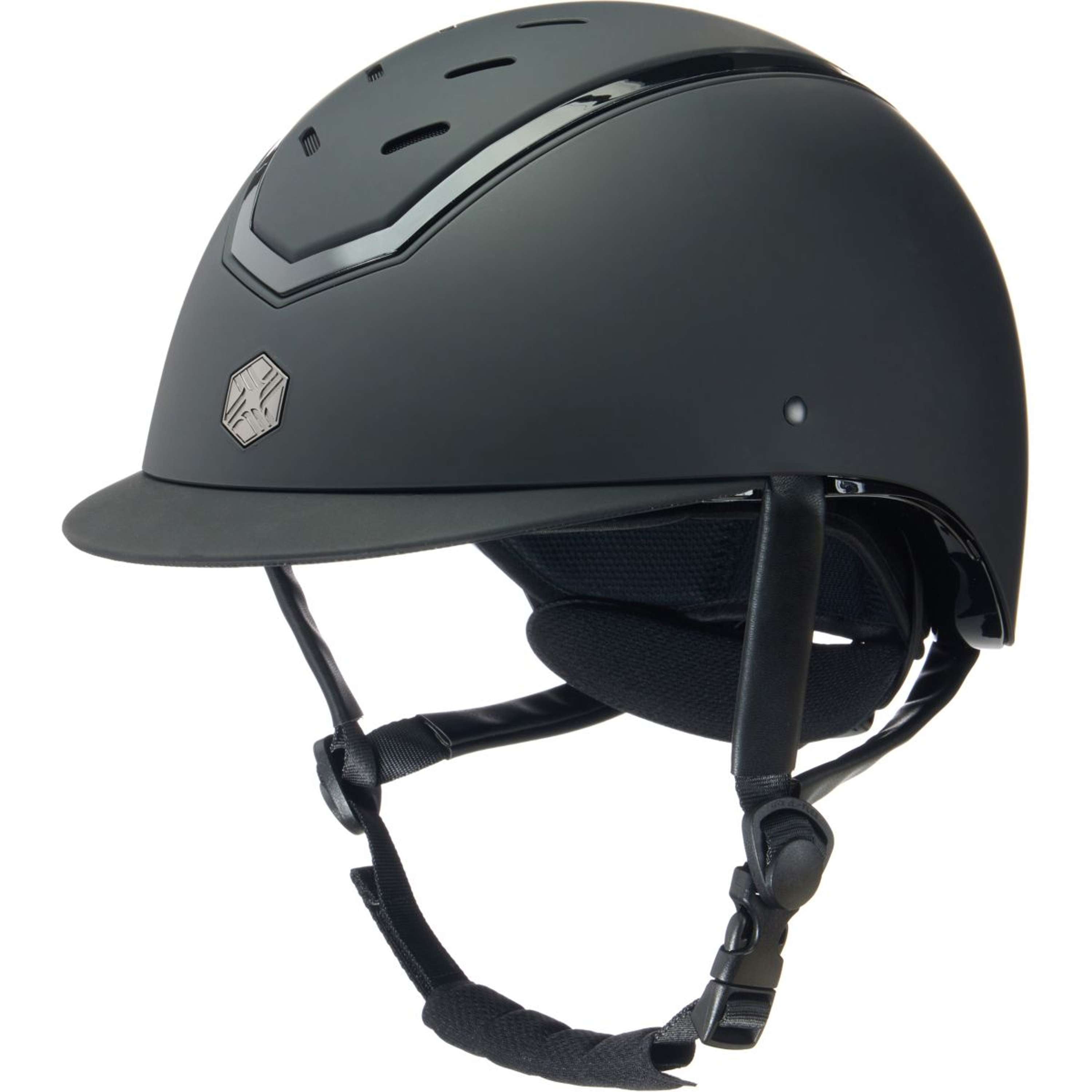Charles Owen Kask Jeździecki Kylo Black Matte/Black Gloss