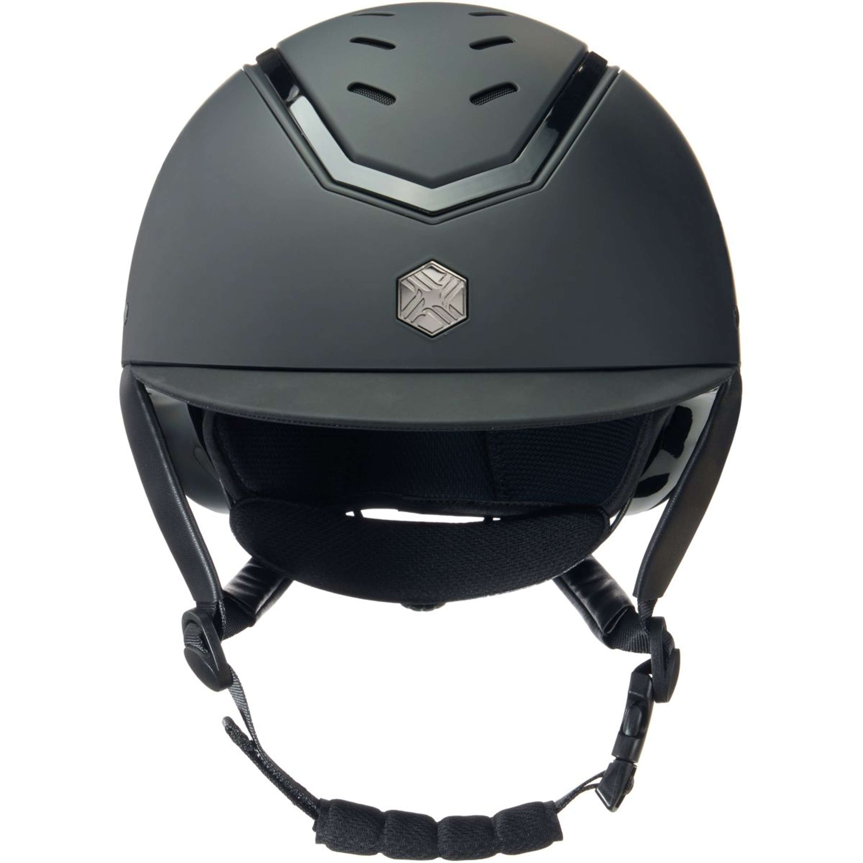 Charles Owen Kask Jeździecki Kylo Black Matte/Black Gloss