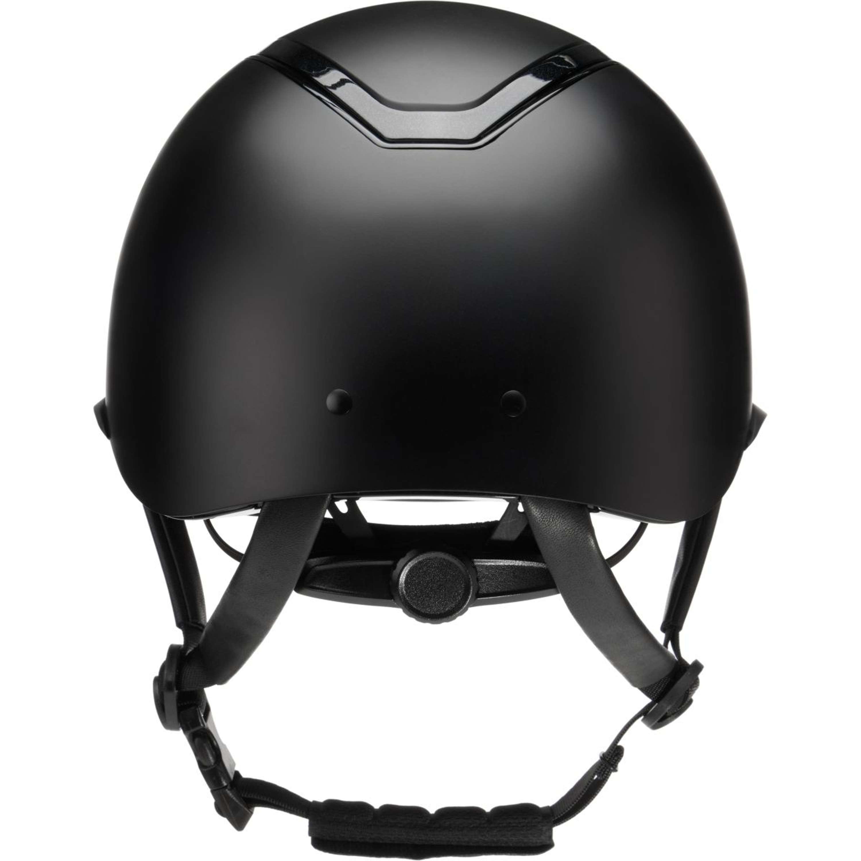 Kask jeździecki Charles Owen Kylo Wide Peak, czarny mat/czarny połysk