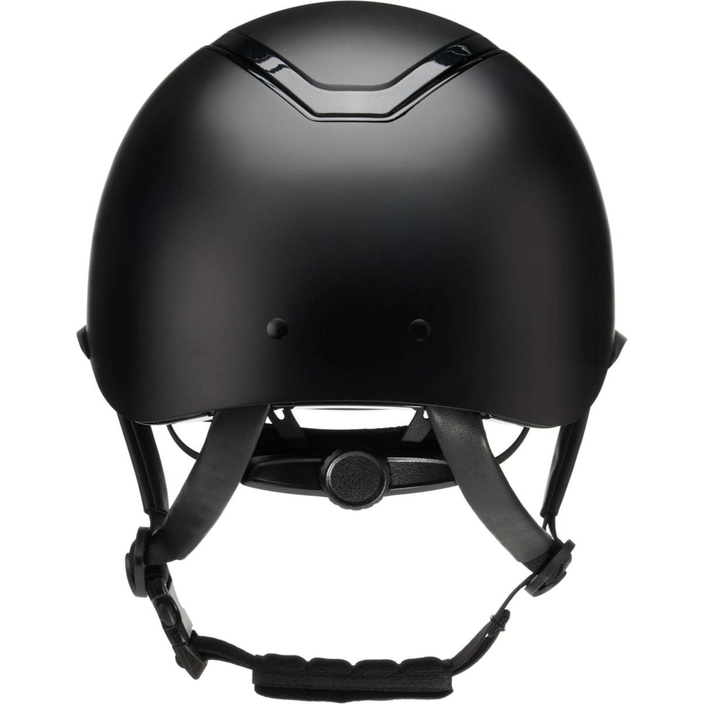 Kask jeździecki Charles Owen Kylo Wide Peak, czarny mat/czarny połysk