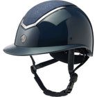 Charles Owen Kask Jeździecki Kylo Sparkly Wide Peak Navy Gloss/Pewter