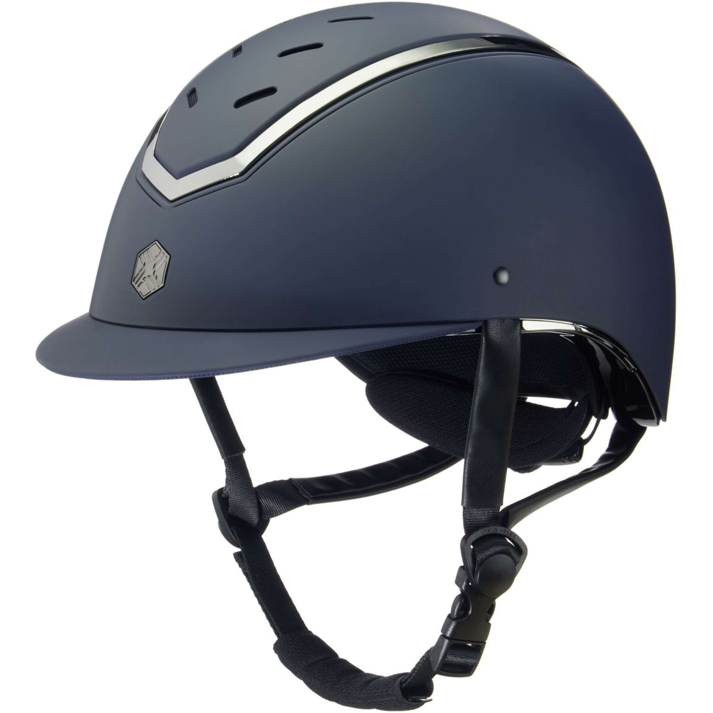 Charles Owen Kask Jeździecki Kylo Navy Matte/Pewter
