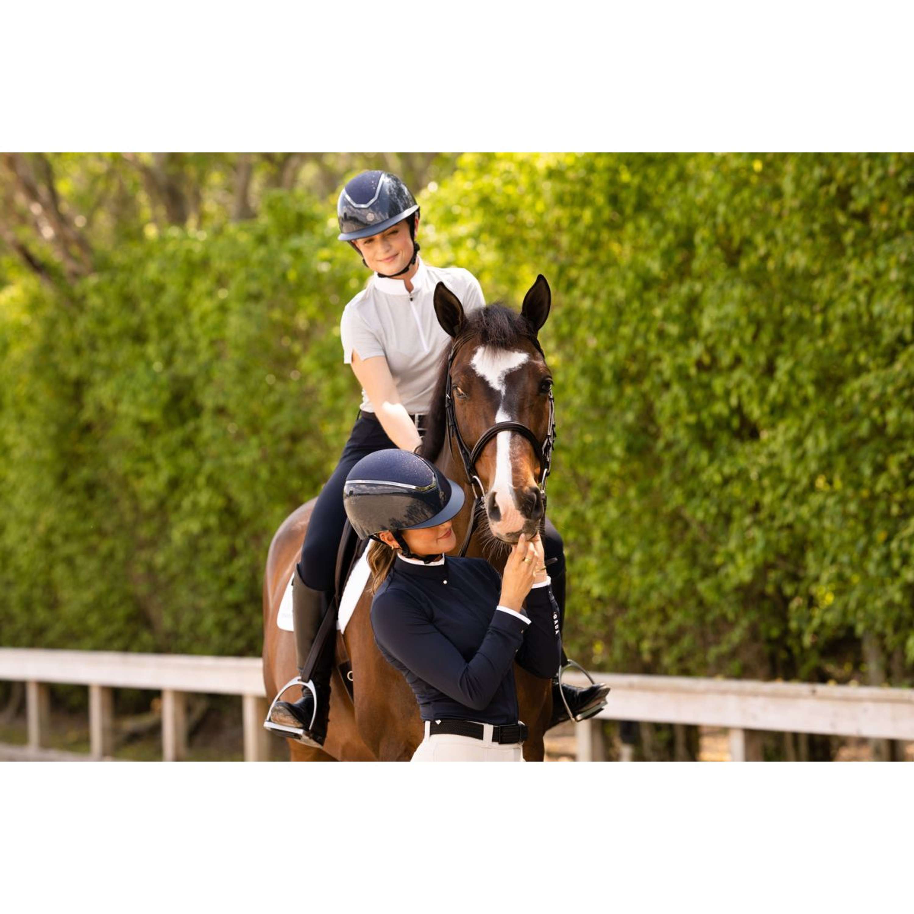 Charles Owen Kask Jeździecki Kylo Sparkly Navy Gloss/Pewter