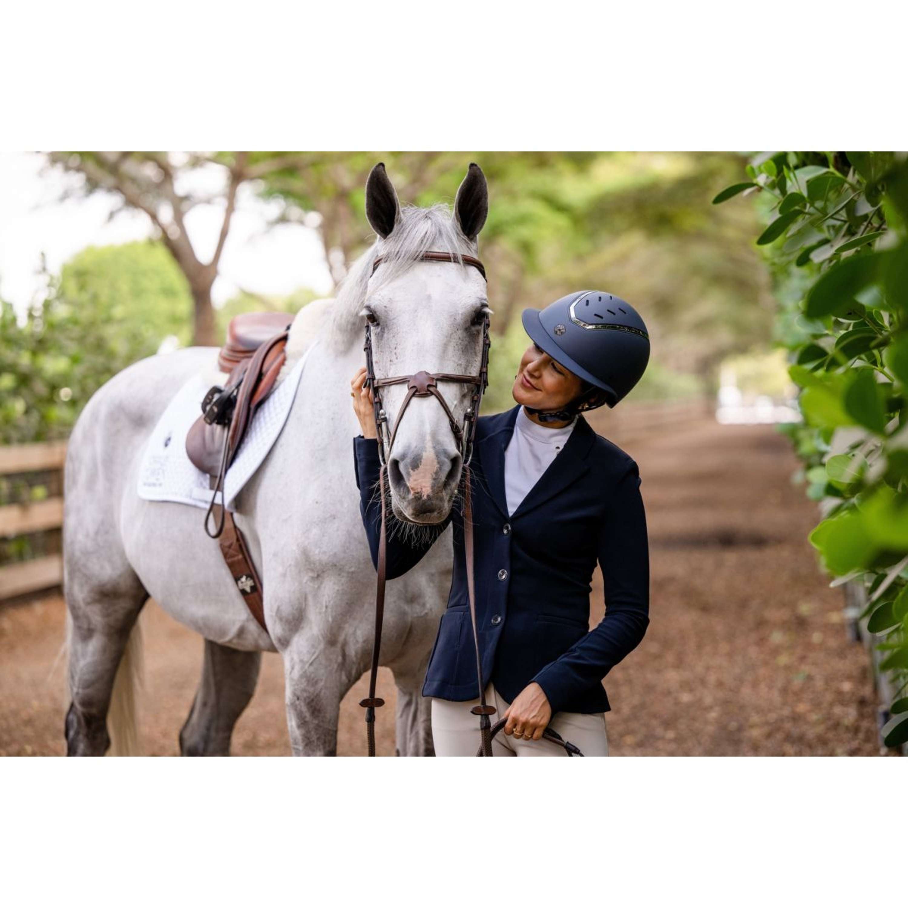 Kask jeździecki Charles Owen Kylo MIPS Navy Matte/Pewter