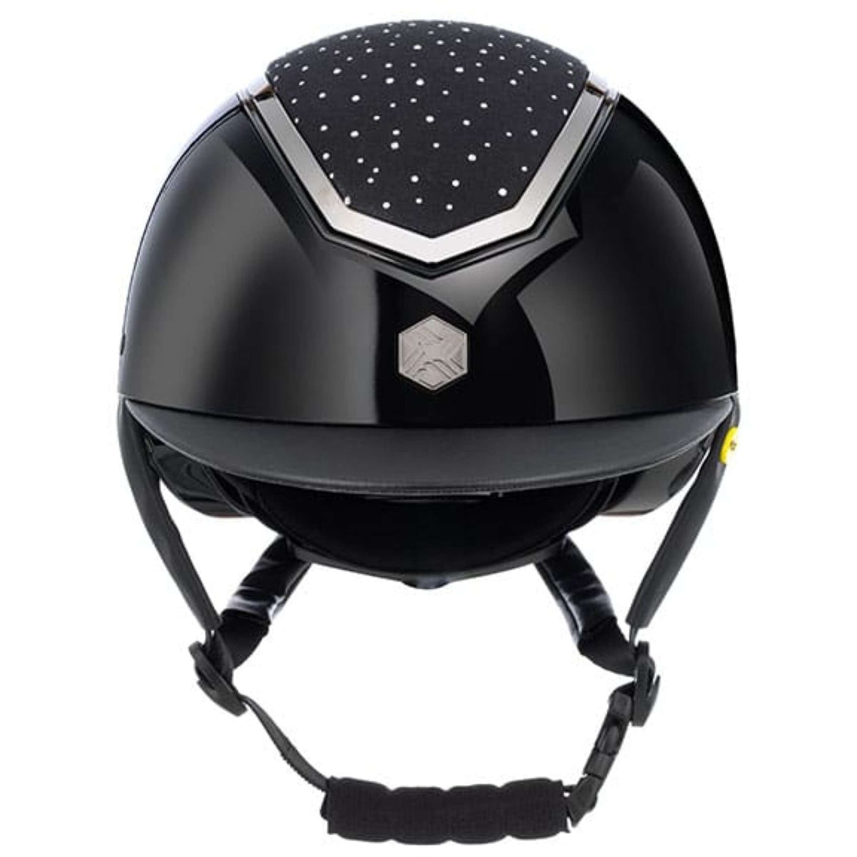 Charles Owen Kask Jeździecki Kylo Crystal Black Gloss/Chrome