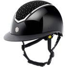 Charles Owen Kask Jeździecki Kylo Crystal Wide Peak MIPS Black Gloss/Chrome