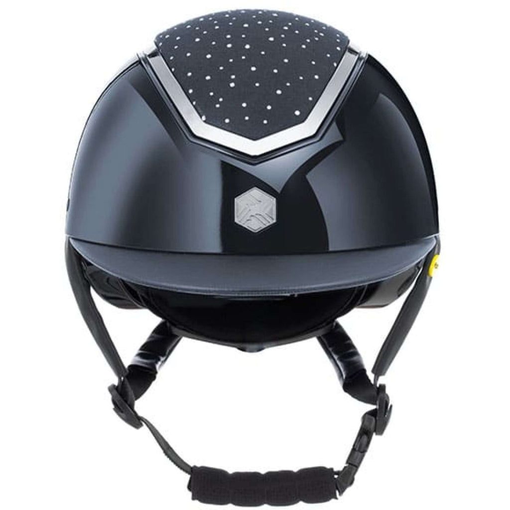 Kask jeździecki Charles Owen Kylo Crystal MIPS Navy Gloss/Silver