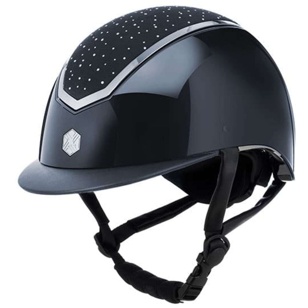 Kask jeździecki Charles Owen Kylo Crystal Navy Gloss/Silver