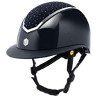 Charles Owen Kask Jeździecki Kylo Crystal Wide Peak MIPS Navy Gloss/Silver