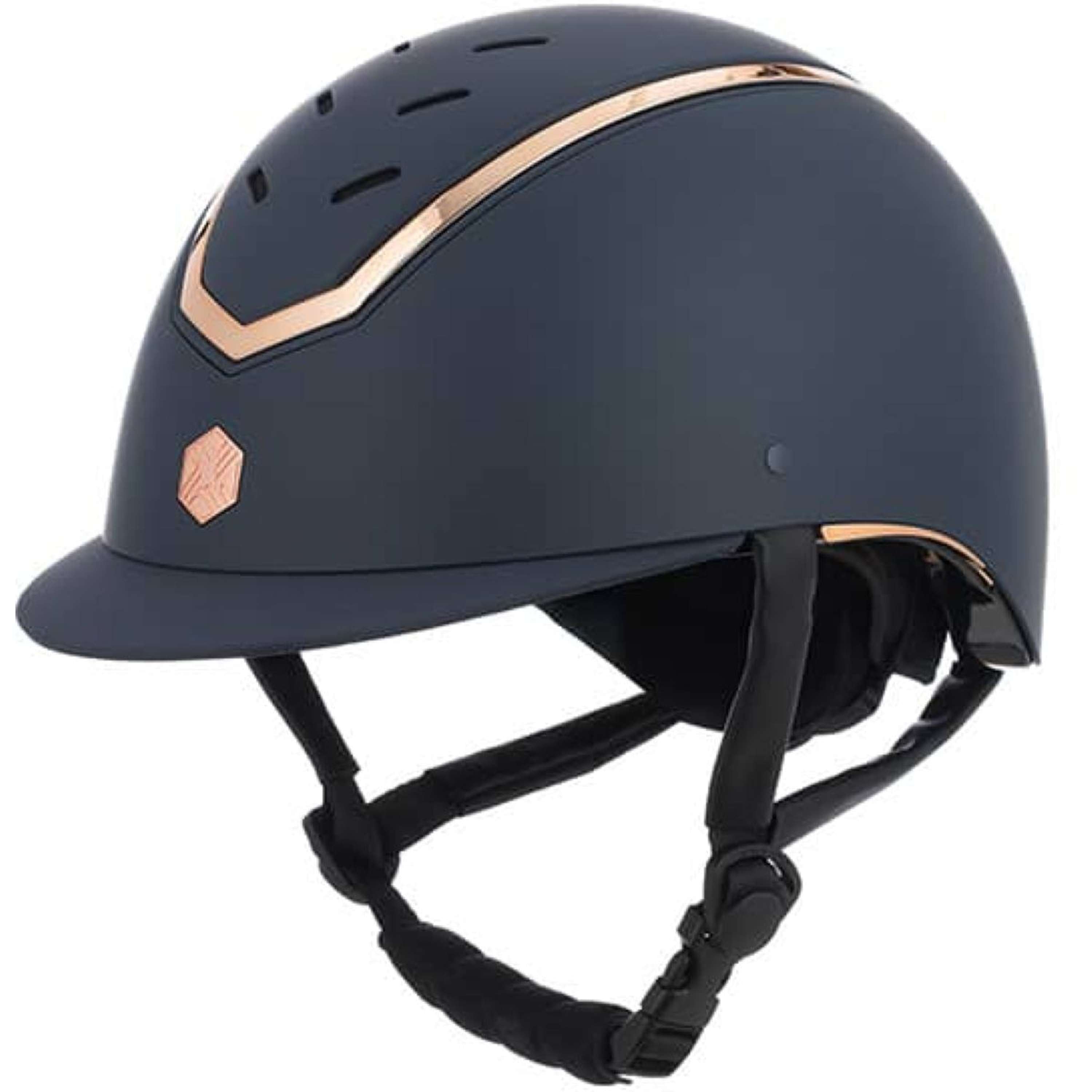 Charles Owen Kask Jeździecki Kylo Navy Matte/Rose Gold