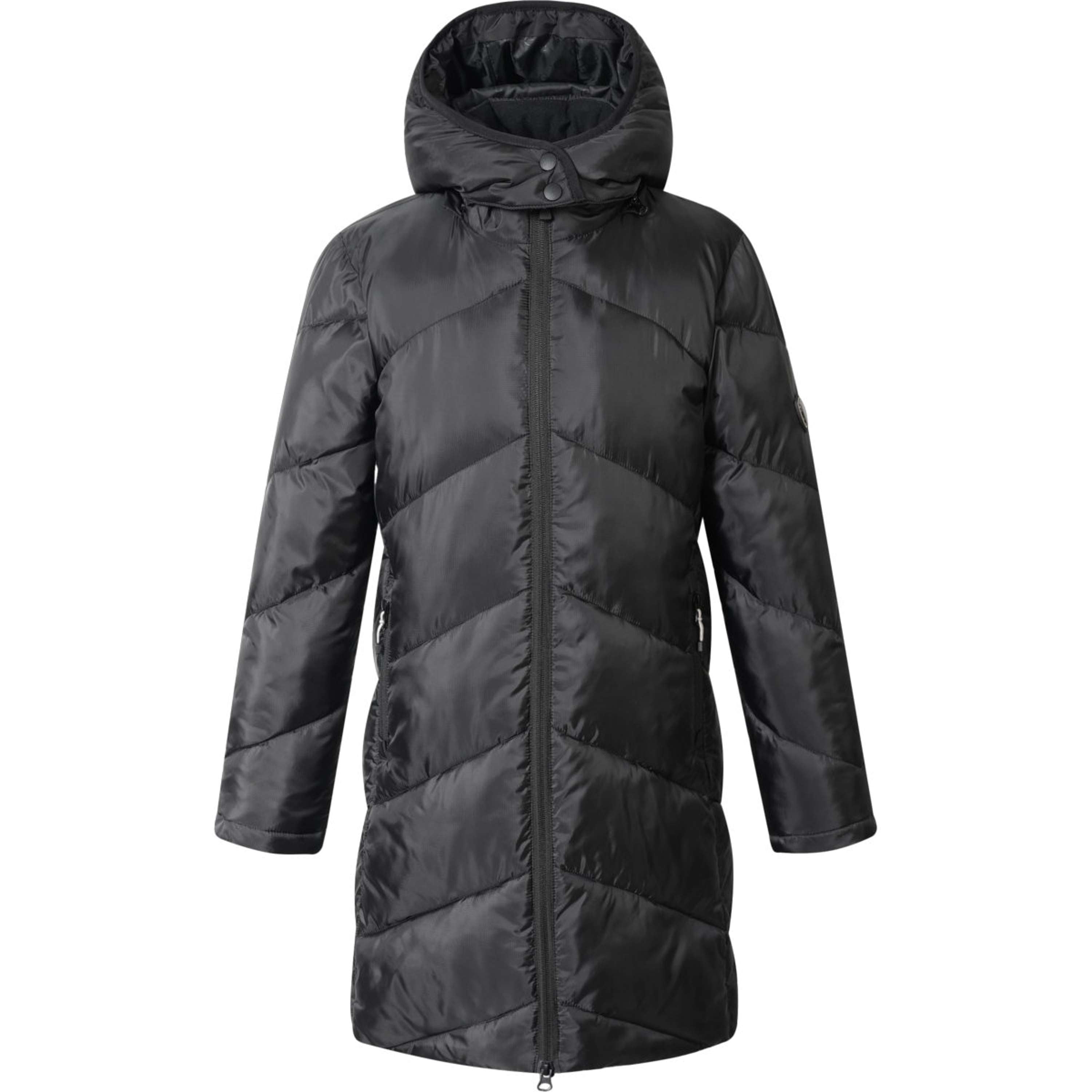 Covalliero Długi Płaszcz Zimowy AW26 Kids Czarny