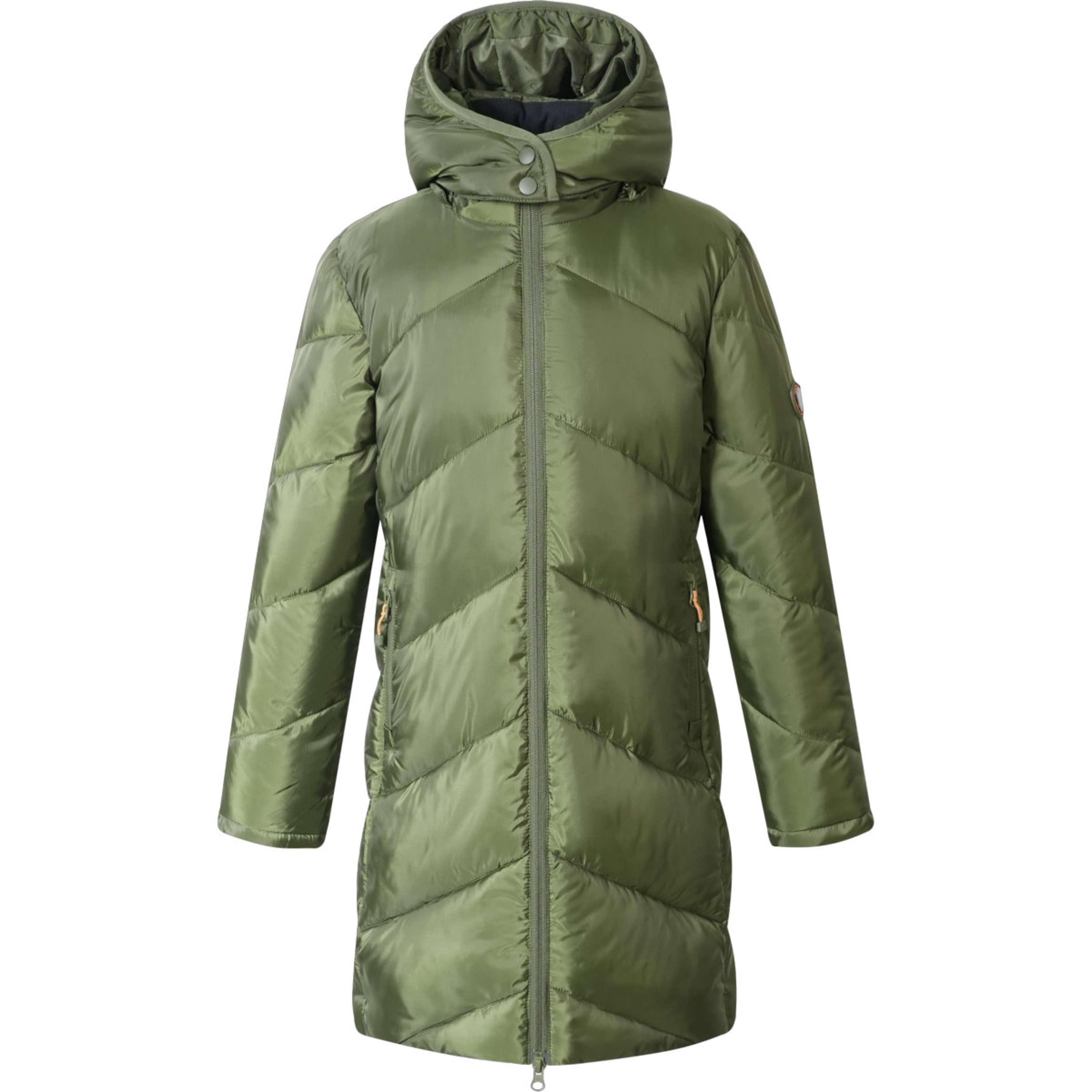 Covalliero Długi Płaszcz Zimowy AW26 Kids Forest Green