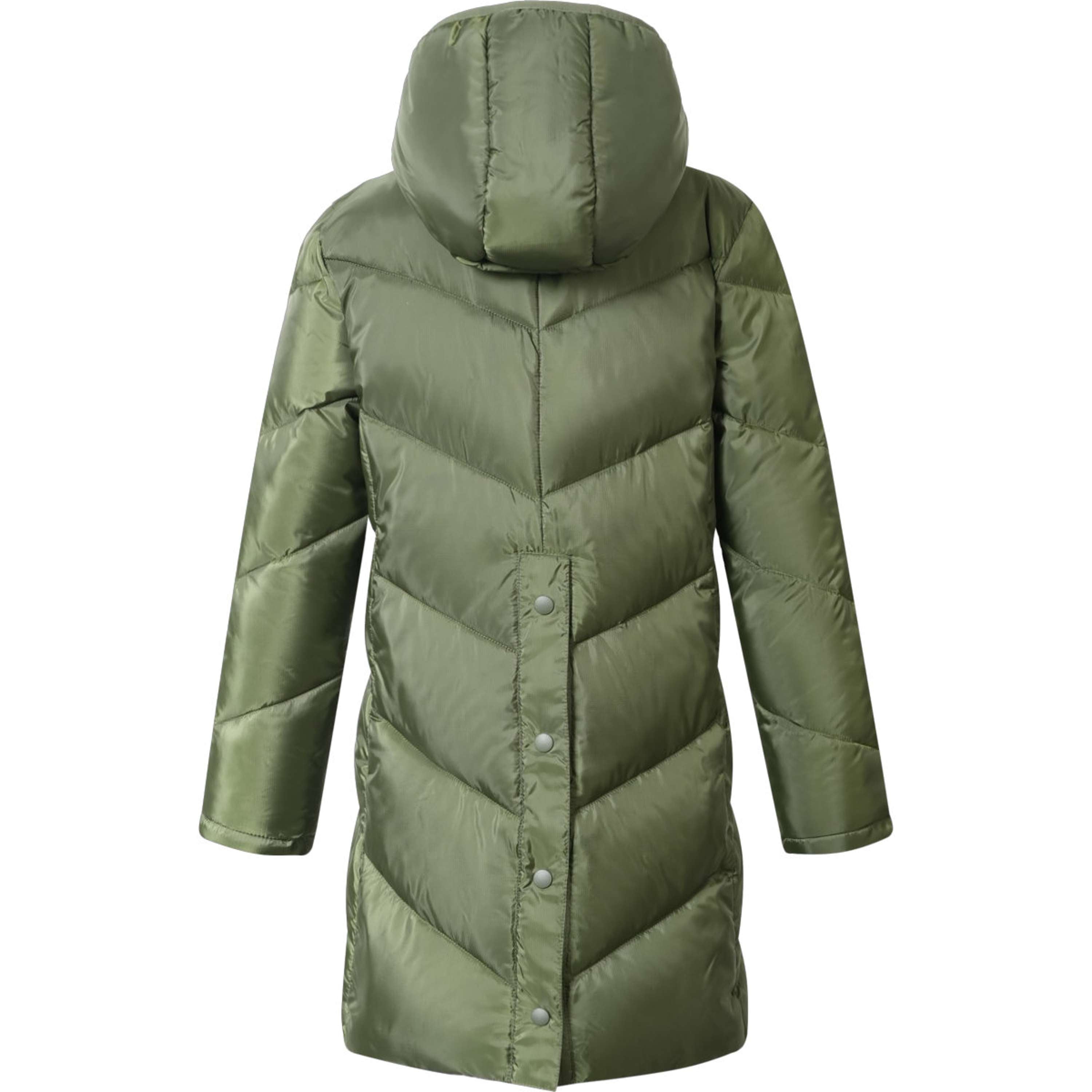 Covalliero Długi Płaszcz Zimowy AW26 Kids Forest Green
