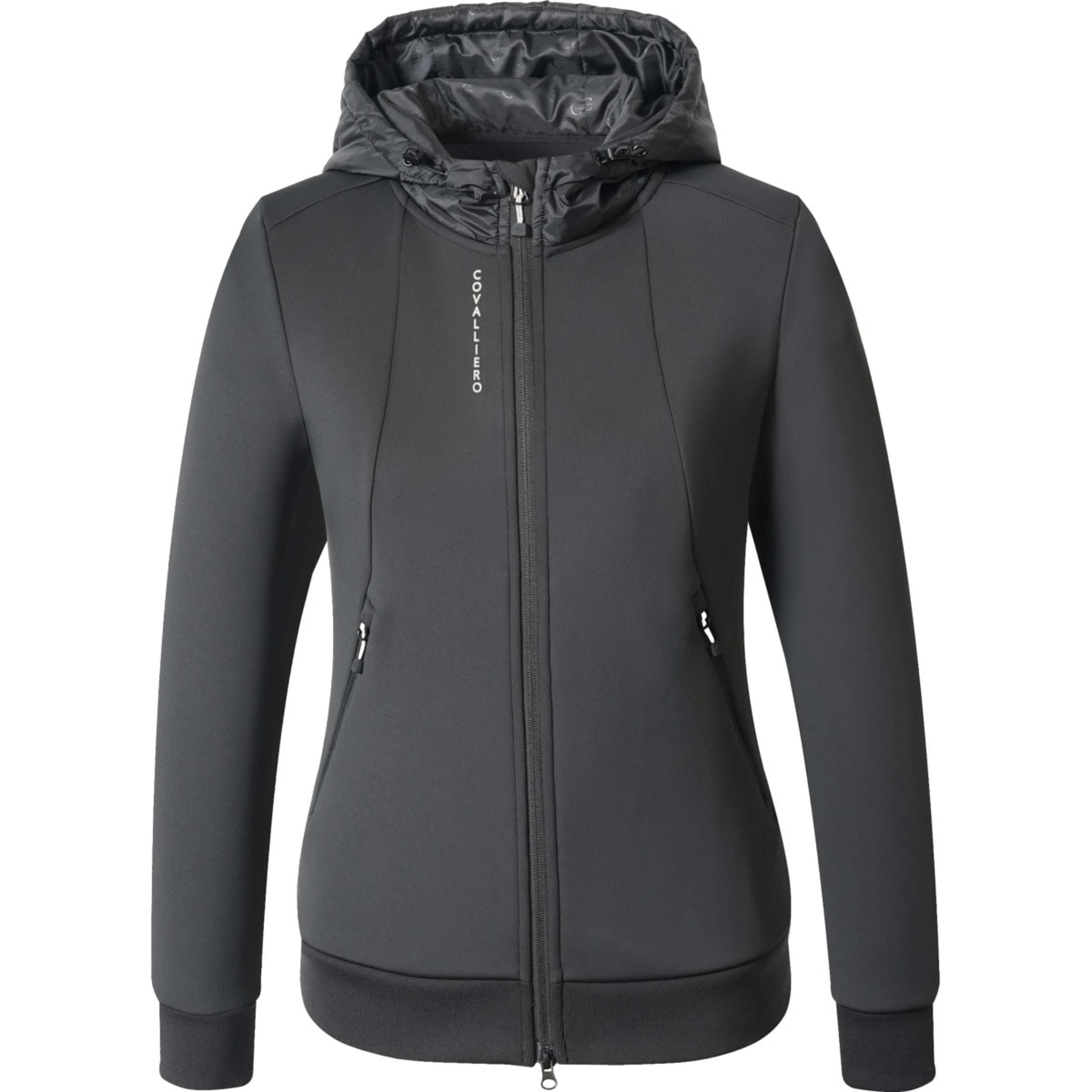 Covalliero Bluza Z Kapturem I Zamkiem AW26 Czarny