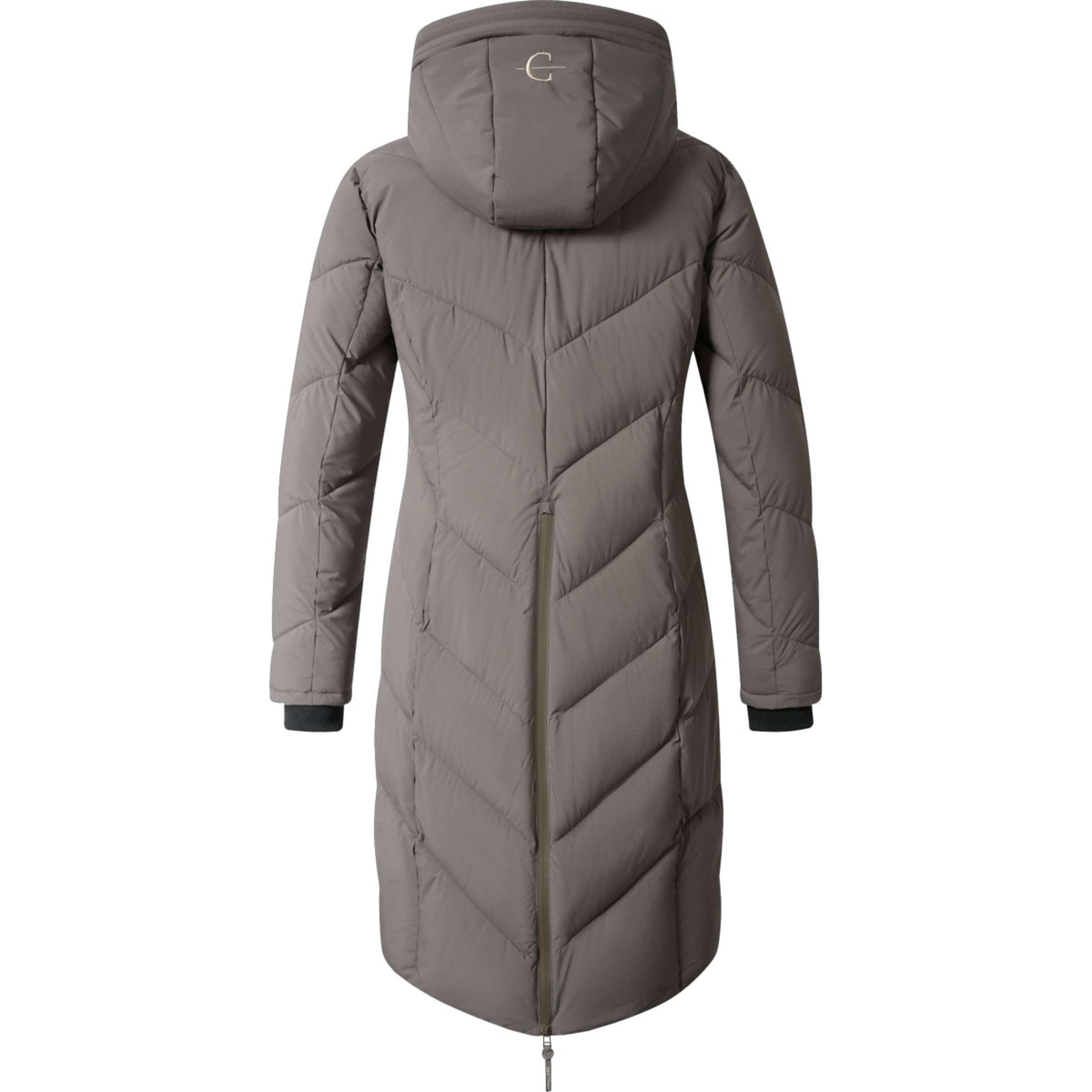 Covalliero Długi Płaszcz Zimowy AW26 Milky Chocolate