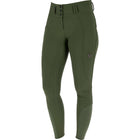 Bryczesy Covalliero High Waist z pełnym lejem silikonowym AW26 Forest Green