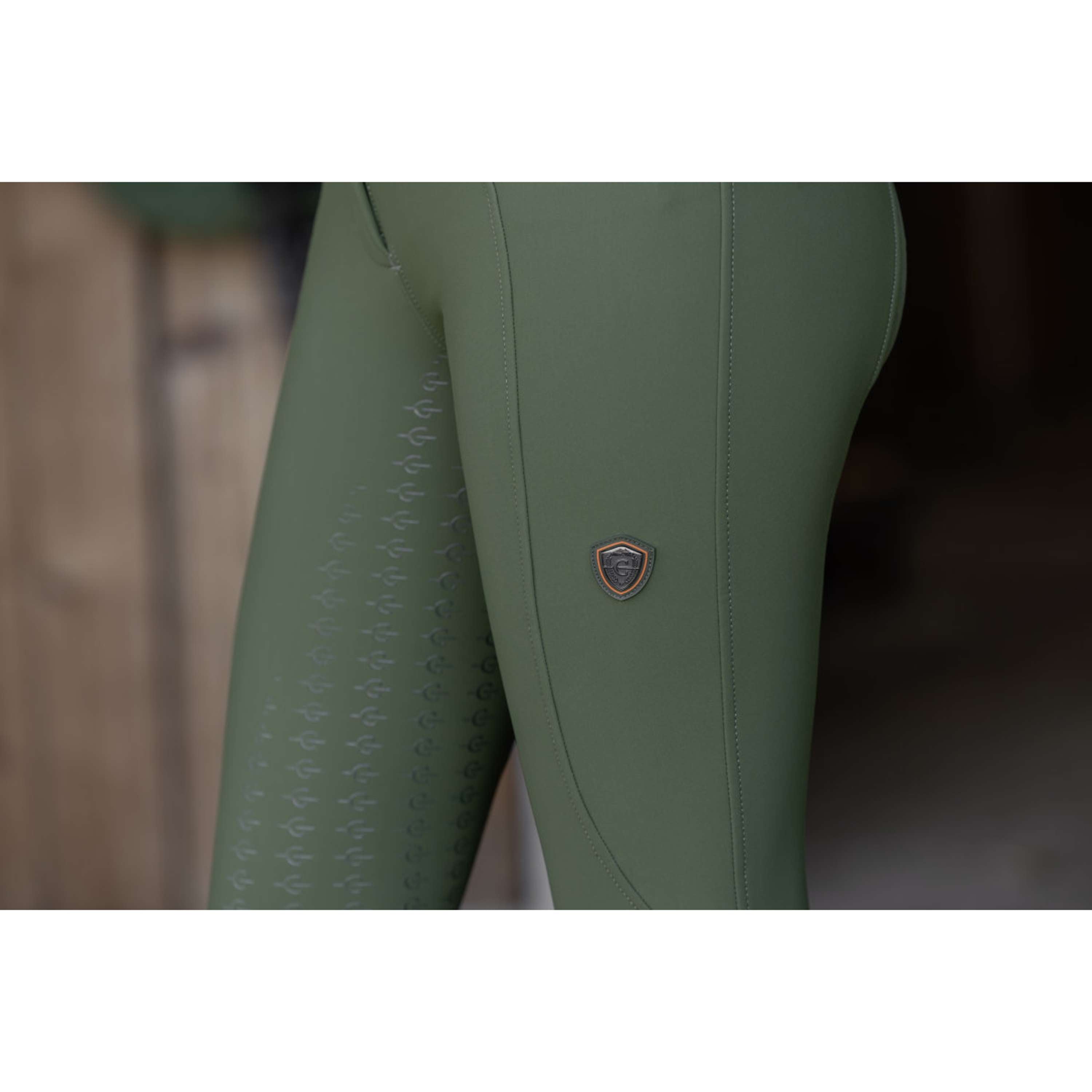 Covalliero Bryczesy Hight Waist Full Grip AW26 Forest Green