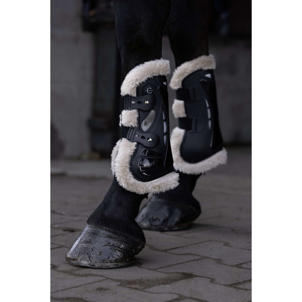Ochraniacze na ścięgna Covalliero AW26 czarne
