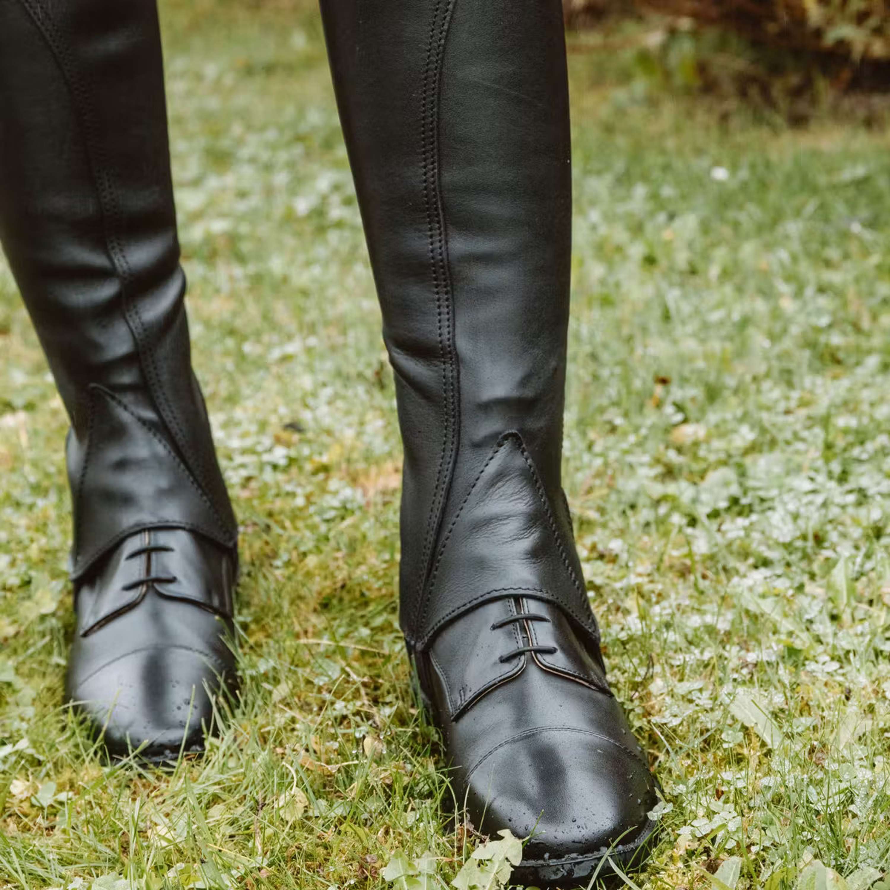 Dyon Jodhpury Front laces Czarny