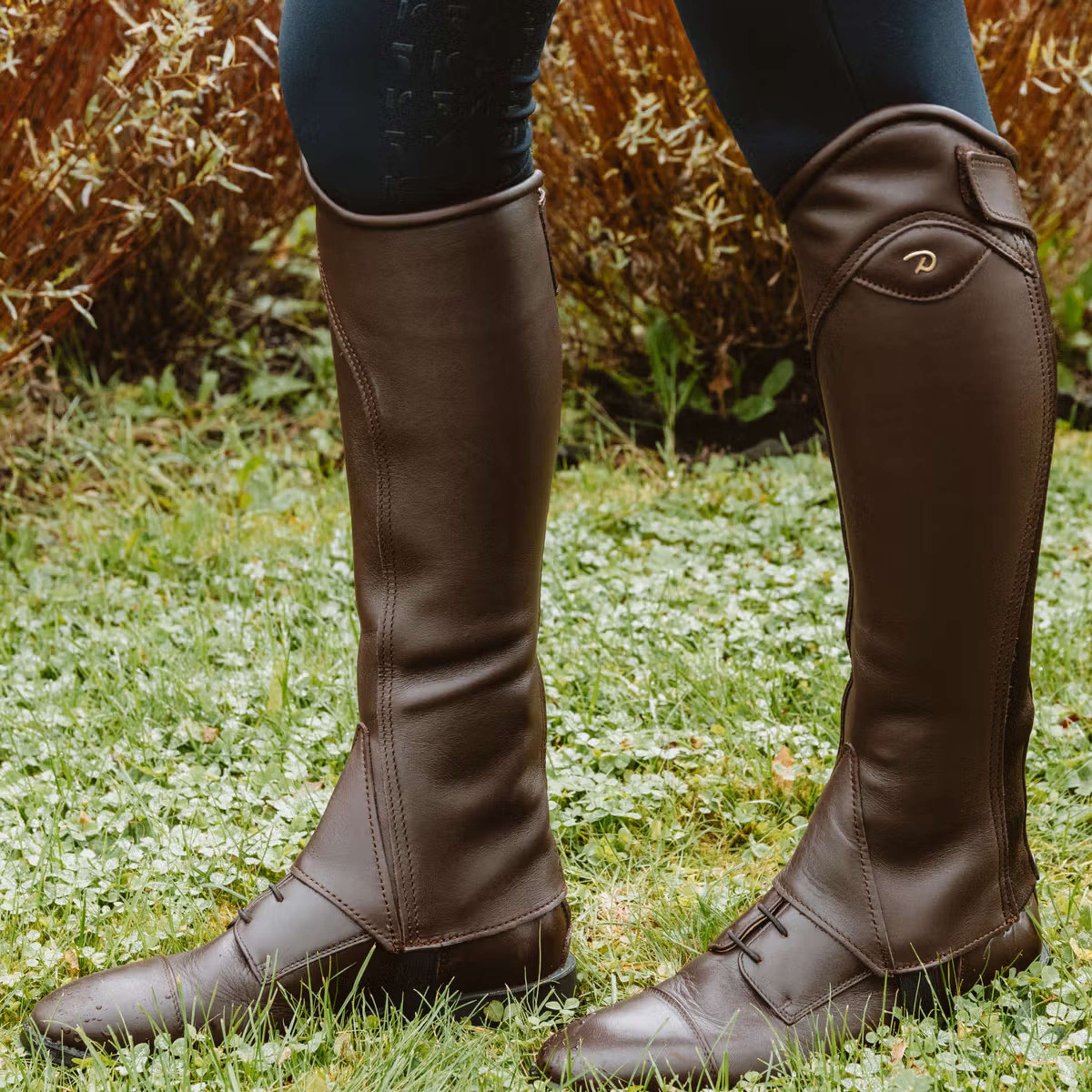 Dyon Jodhpury Front laces Brązowy