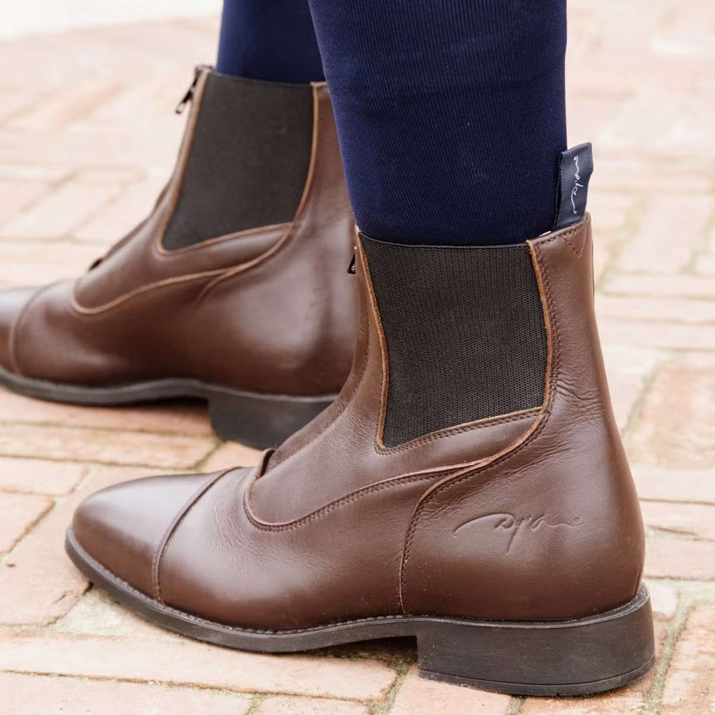 Dyon Jodhpury Front Zipper Brązowy