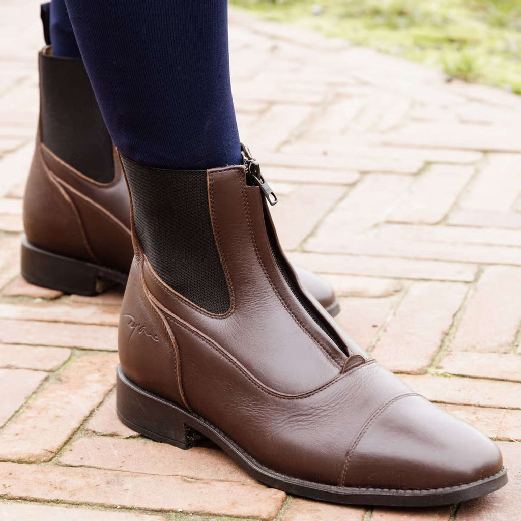 Dyon Jodhpury Front Zipper Brązowy