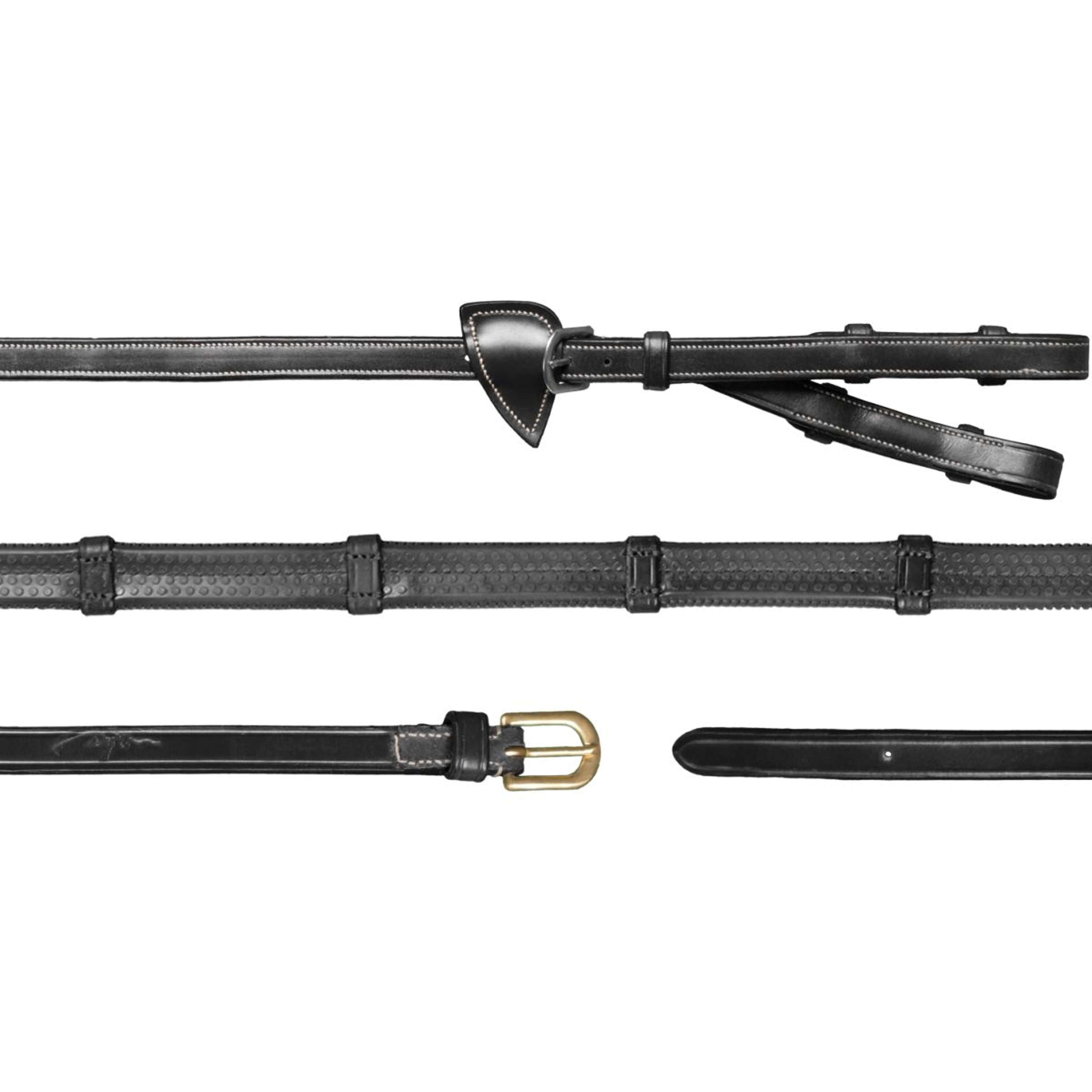 Dyon Wodze Converter Rubber 1/2 ze Skórzanymi Stoperami Czarny