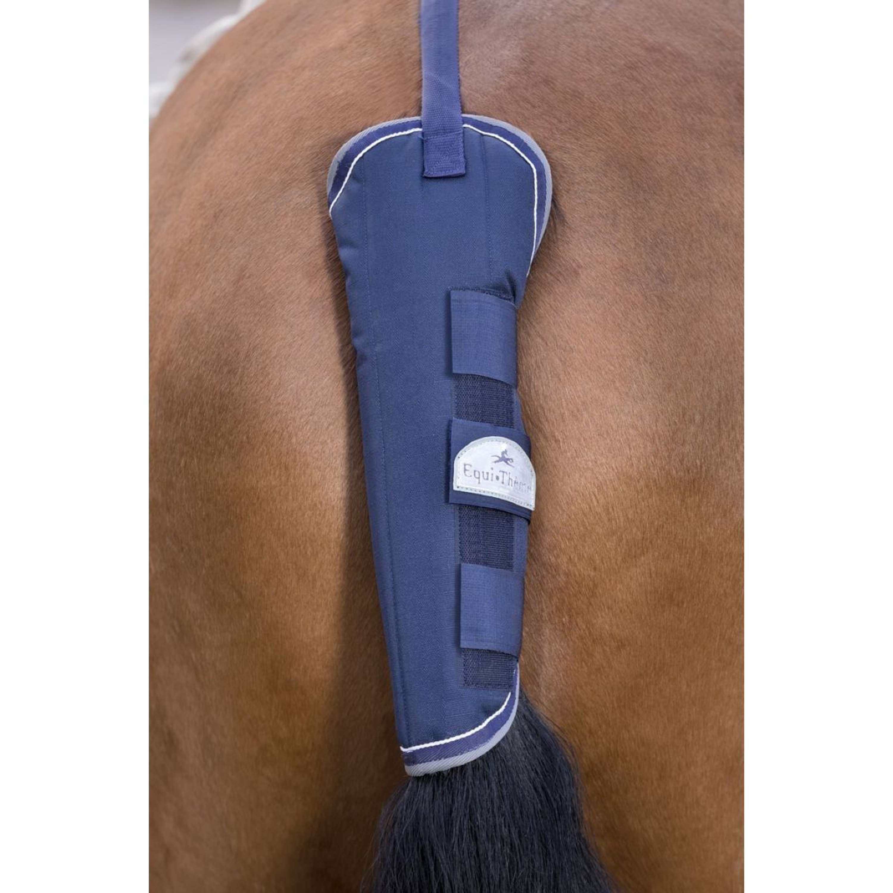 EQUITHÈME Tail Guard Tyrex 600D Navy/Grey Dots