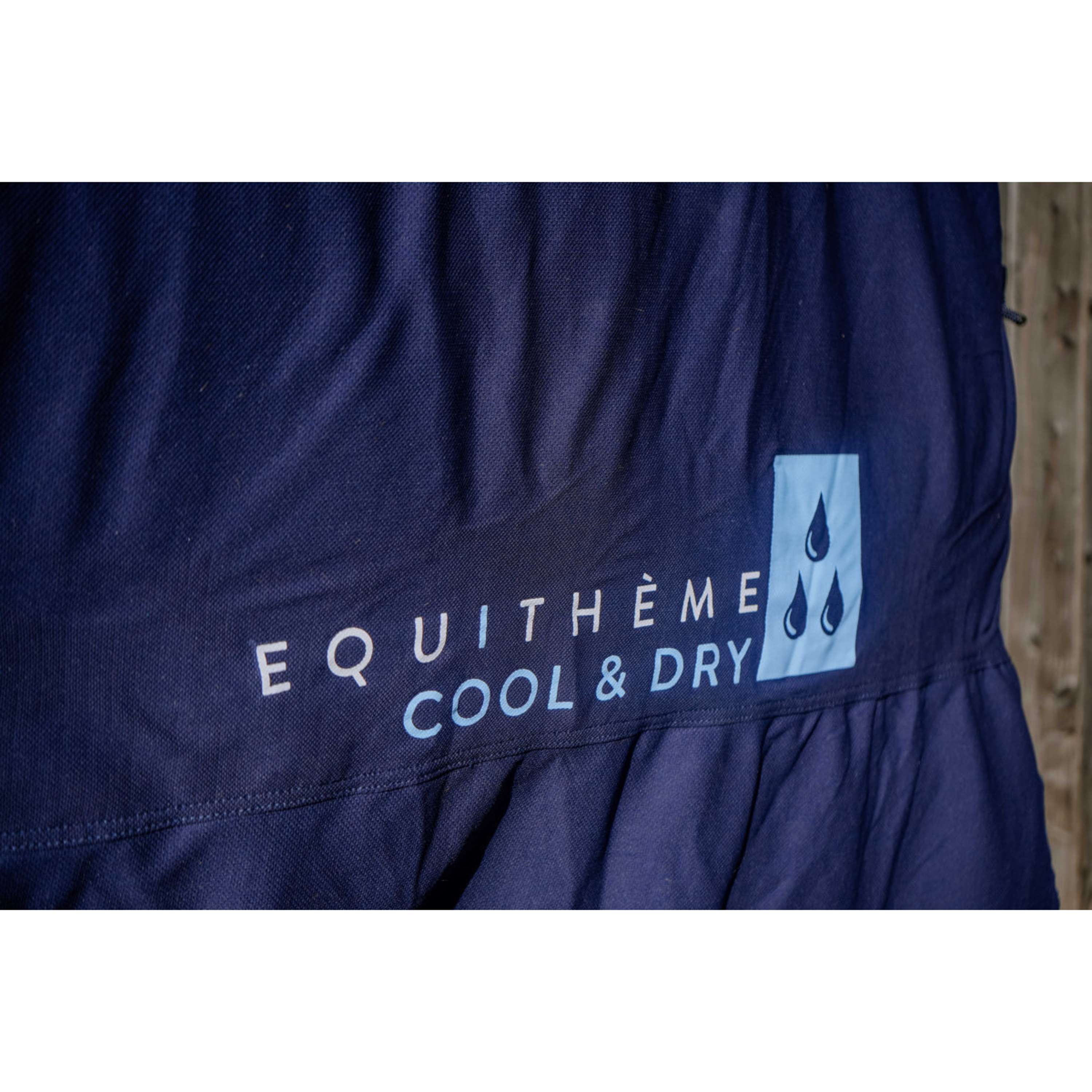 EQUITHÈME Derka chłodząca Cool& Dry Fresh granatowa