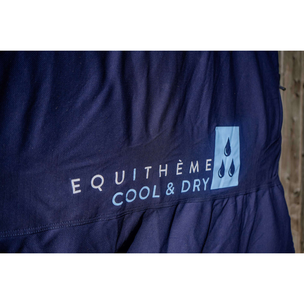 EQUITHÈME Derka chłodząca Cool&Dry Fresh Combo Granatowa